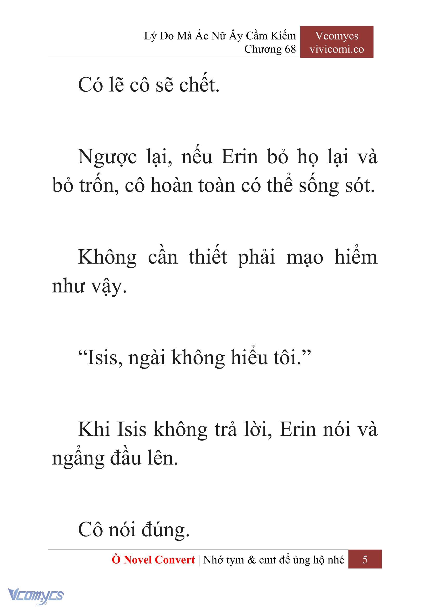 [Novel] Lý Do Mà Ác Nữ Ấy Cầm Kiếm Chap 68 - Trang 2