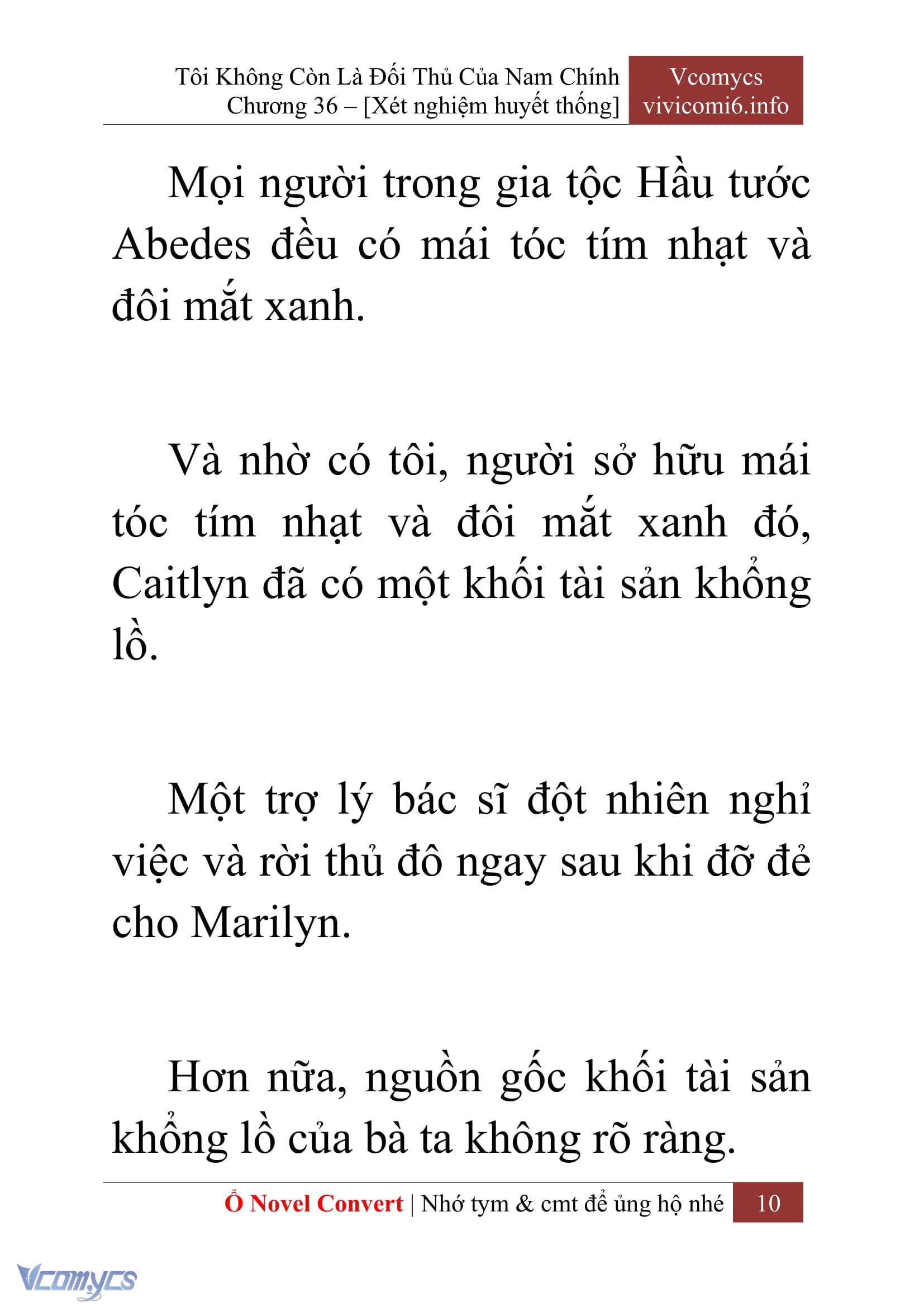 [Novel] Tôi Không Còn Là Đối Thủ Của Nam Chính Chap 36 - Trang 2