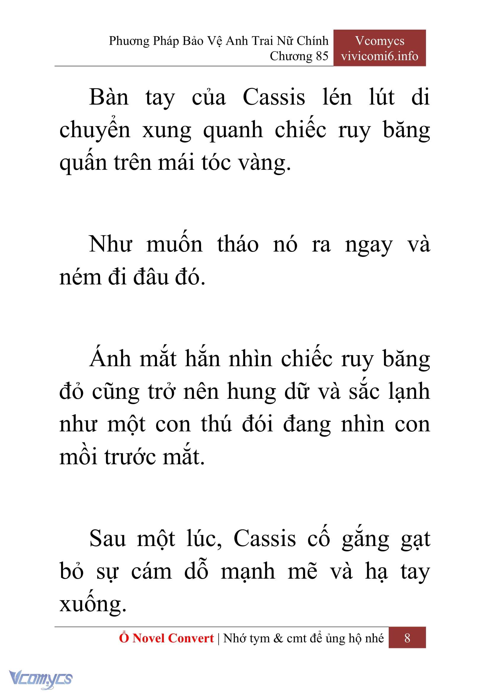[Novel] Phương Pháp Bảo Vệ Anh Trai Nữ Chính Chap 85 - Trang 2