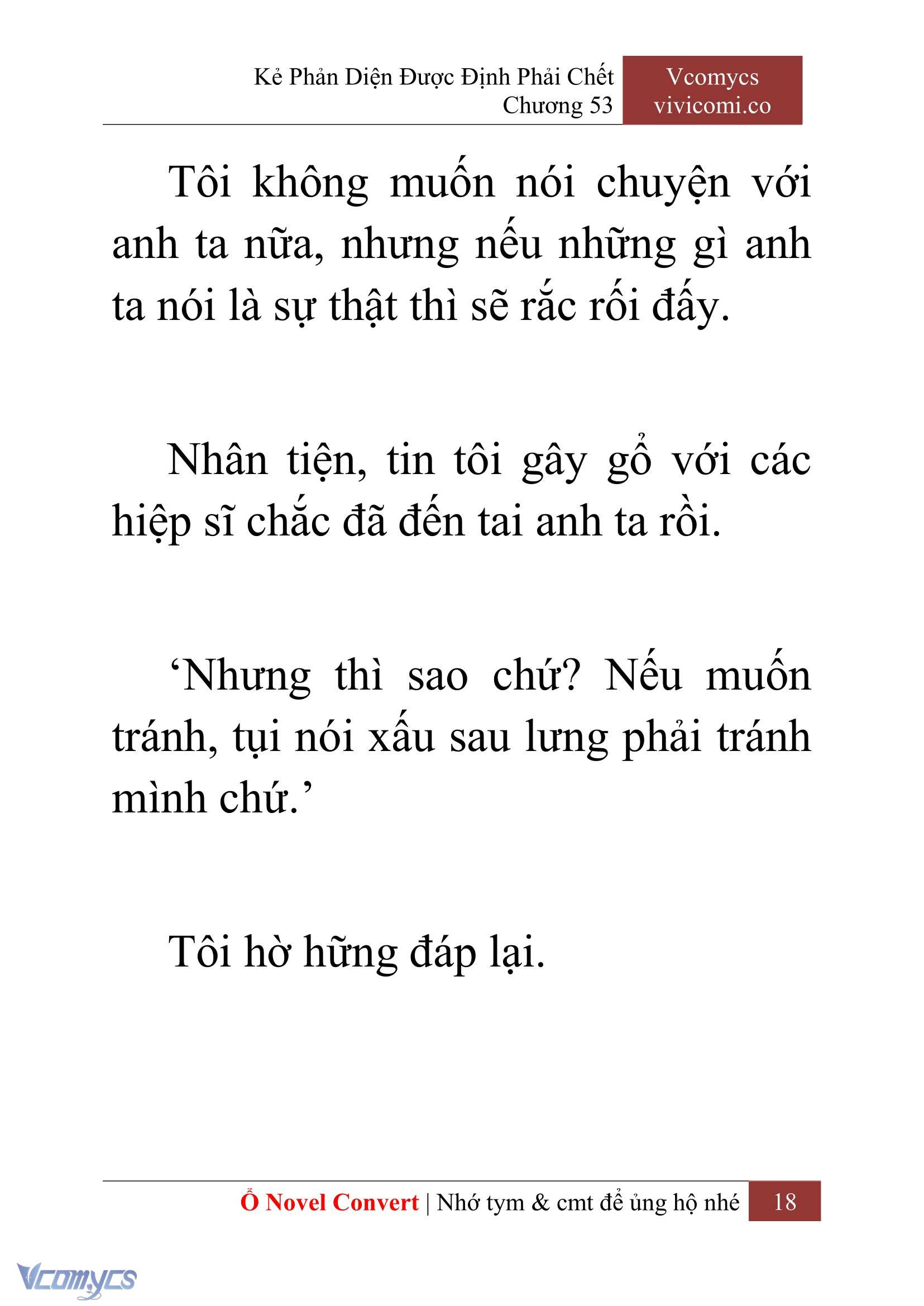 [Novel] Kẻ Phản Diện Được Định Phải Chết Chap 53 - Trang 2
