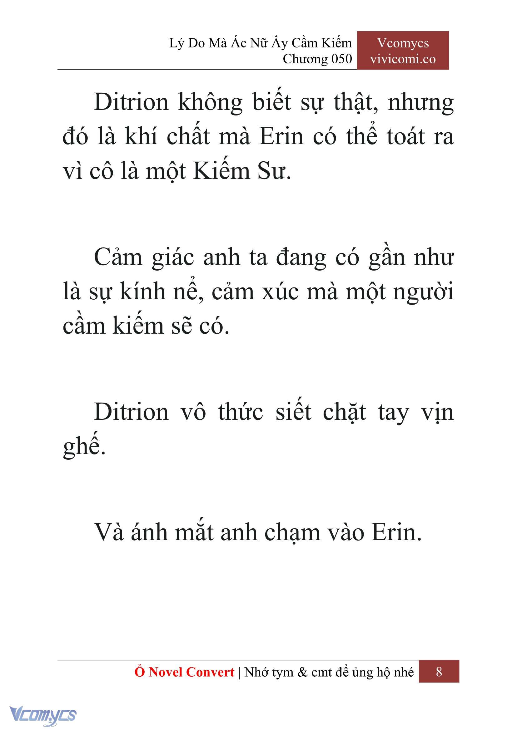 [Novel] Lý Do Mà Ác Nữ Ấy Cầm Kiếm Chap 50 - Next 