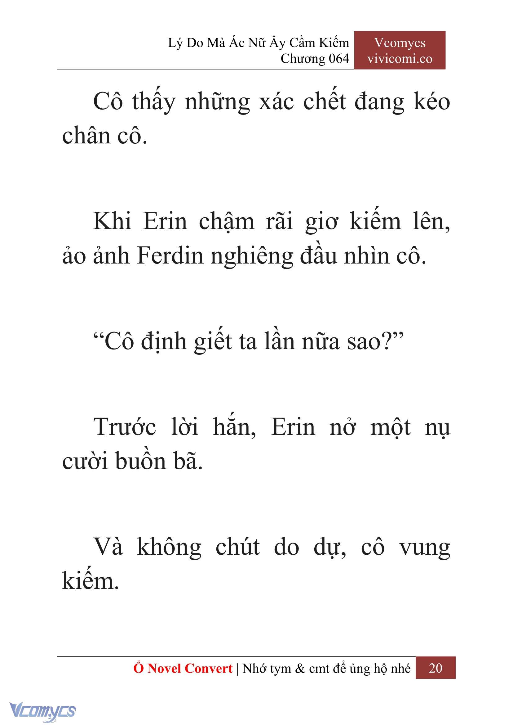 [Novel] Lý Do Mà Ác Nữ Ấy Cầm Kiếm Chap 64 - Trang 2