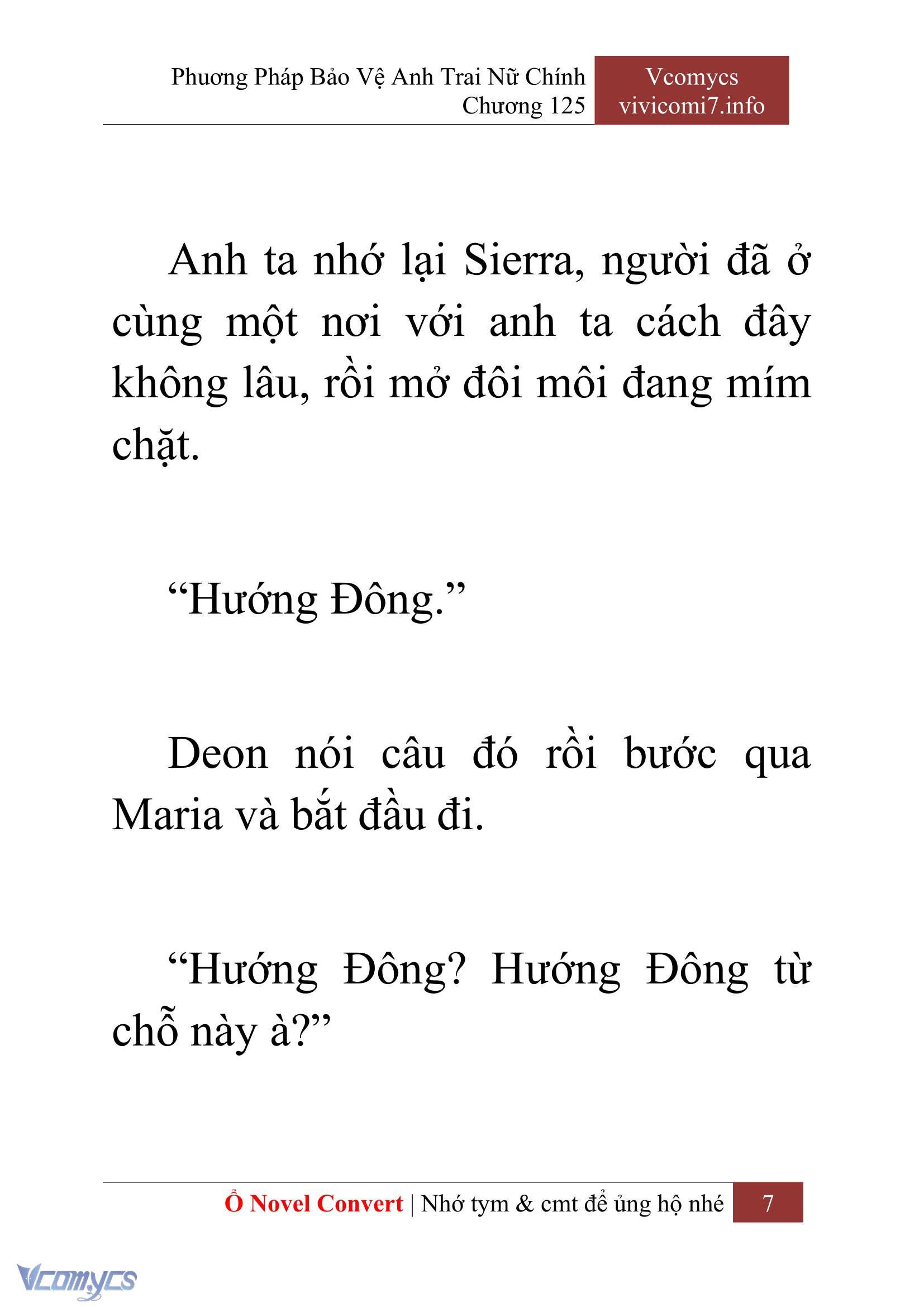 [Novel] Phương Pháp Bảo Vệ Anh Trai Nữ Chính Chap 125 - Trang 2