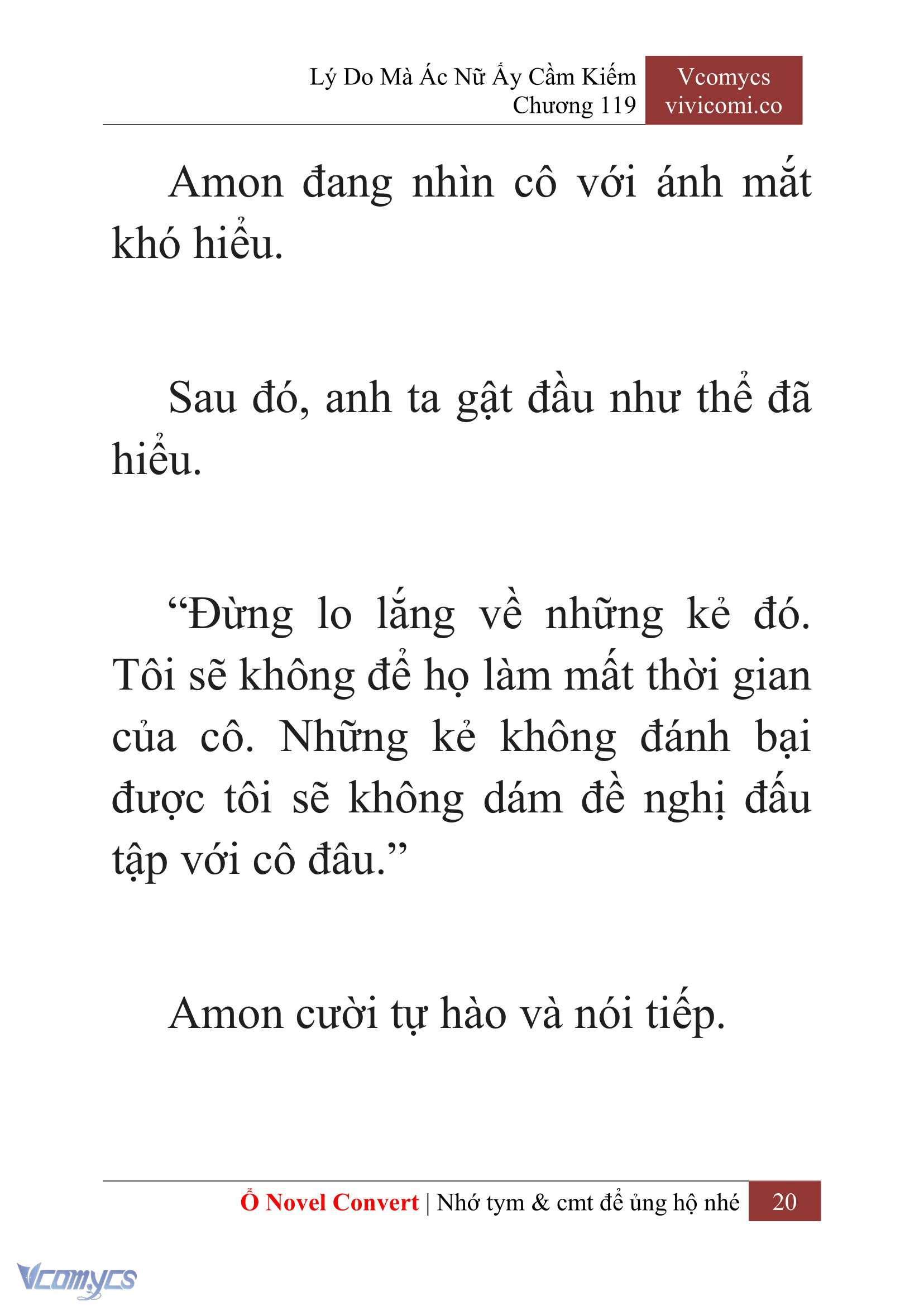 [Novel] Lý Do Mà Ác Nữ Ấy Cầm Kiếm Chap 119 - Trang 2