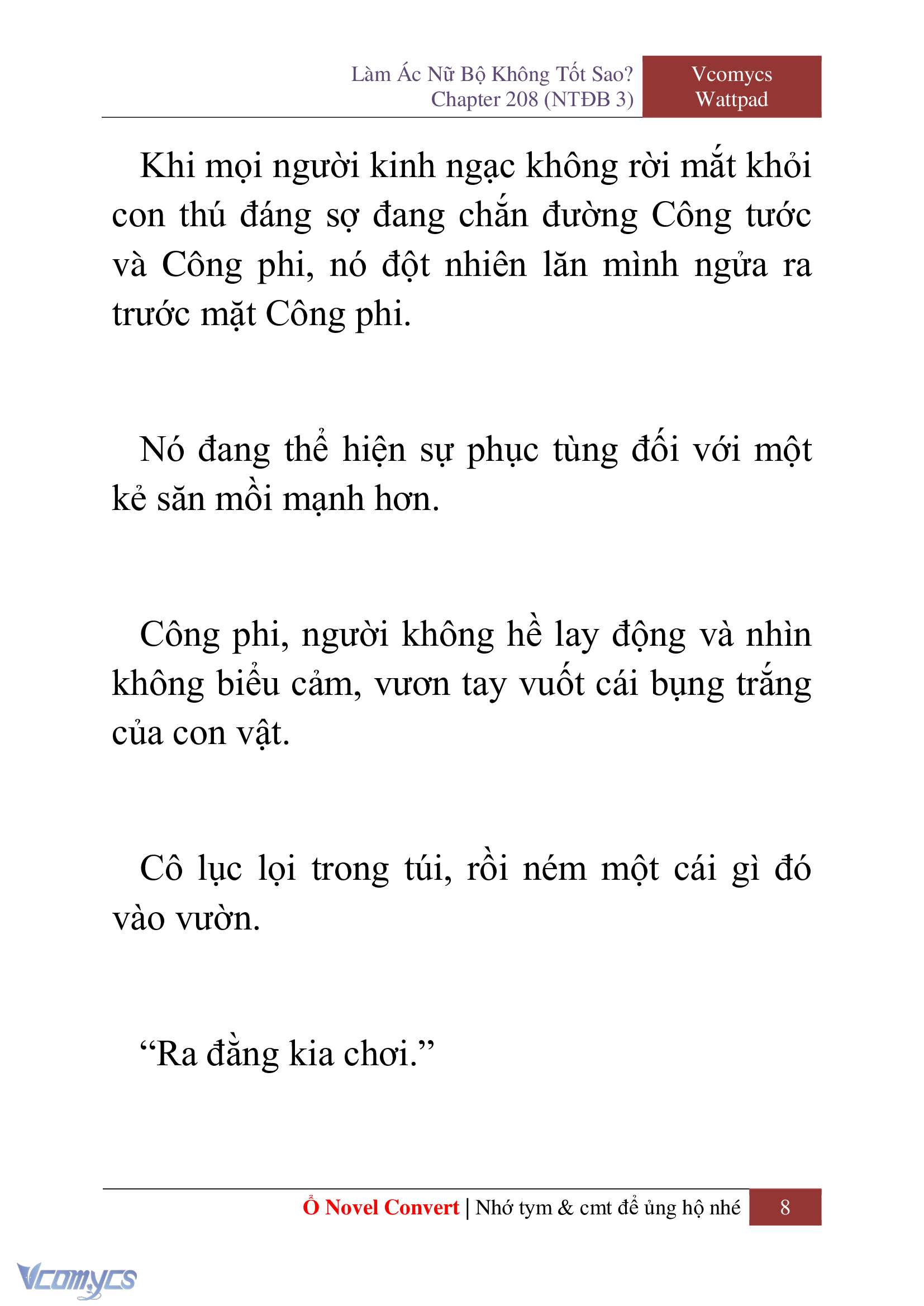 [Novel] Làm Ác Nữ Bộ Không Tốt Sao? Chap 208 - Trang 2