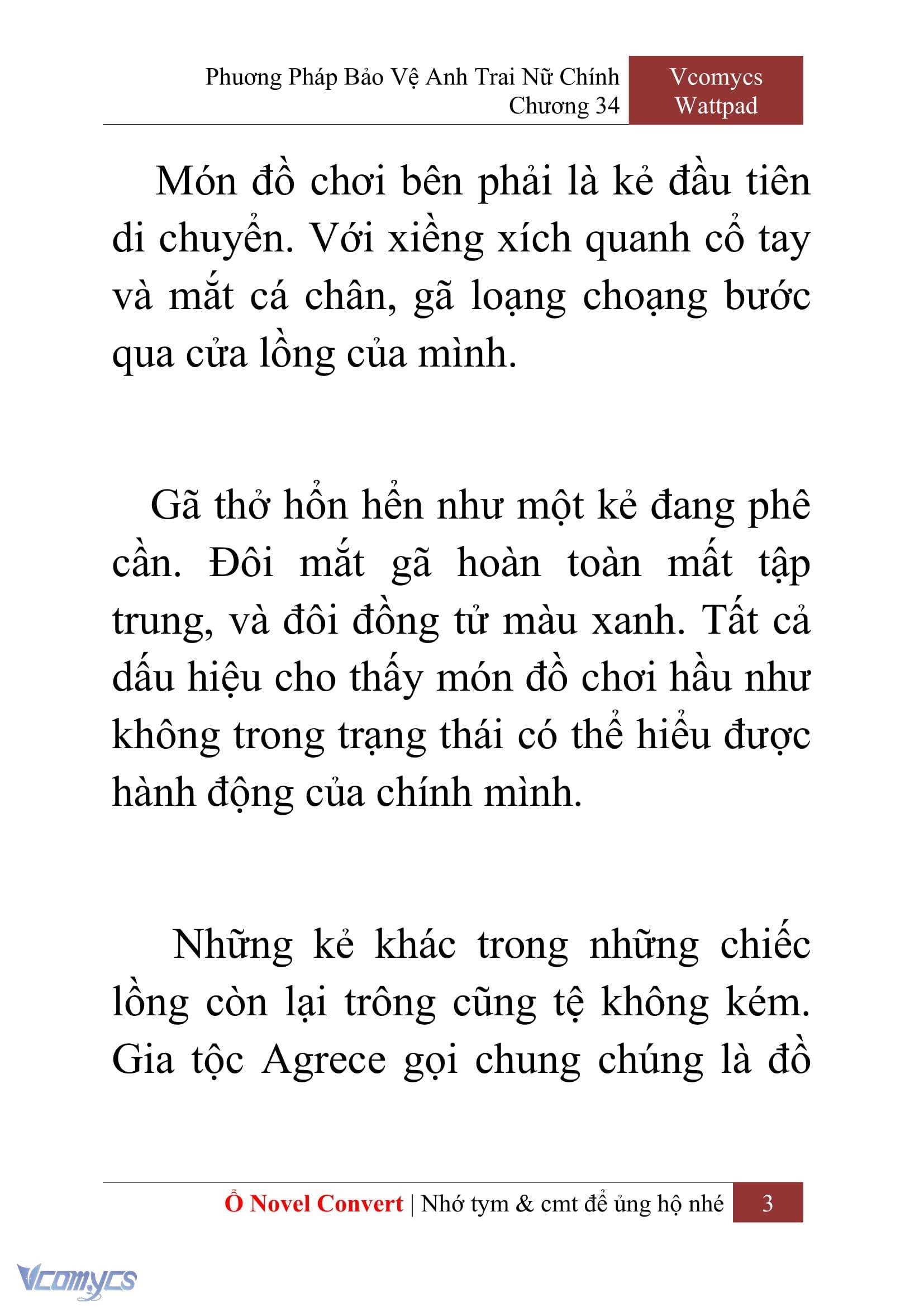 [Novel] Phương Pháp Bảo Vệ Anh Trai Nữ Chính Chap 34 - Trang 2