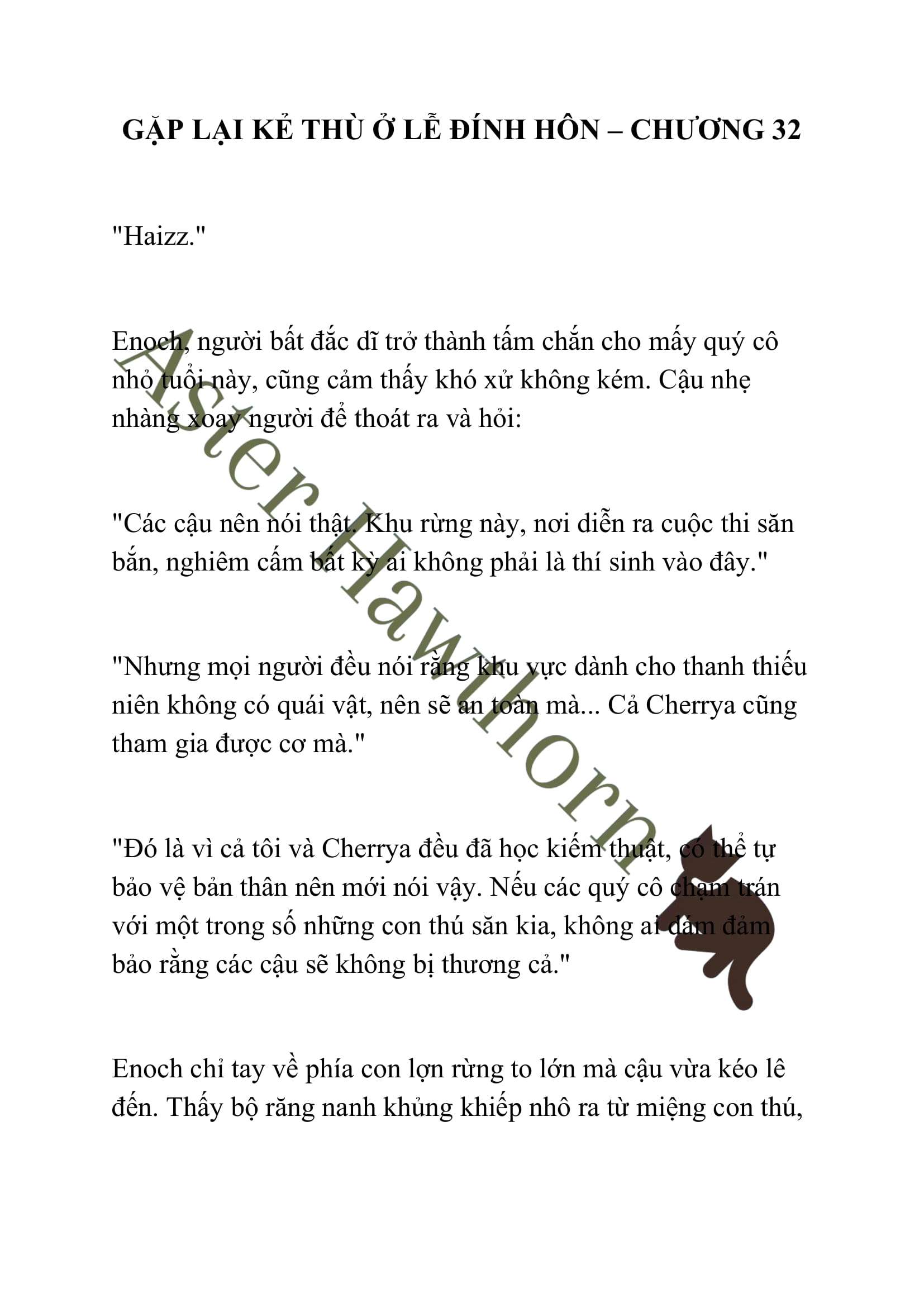 [NOVEL] Gặp Lại Kẻ Thù Ở Lễ Đính Hôn Chap 32 - Trang 2