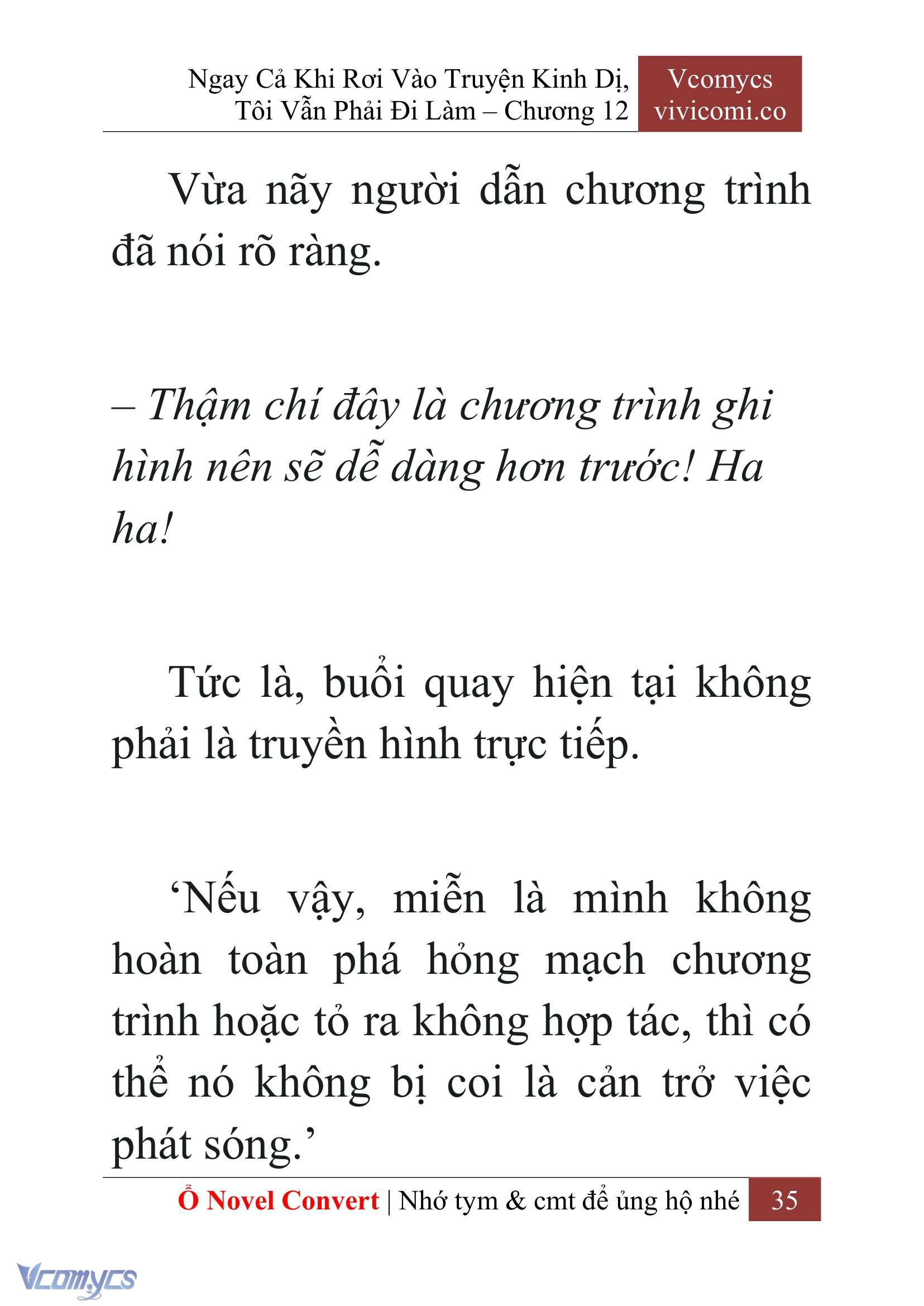 [Novel] Ngay Cả Khi Rơi Vào Truyện Kinh Dị, Tôi Vẫn Phải Đi Làm Chap 12 - Trang 2