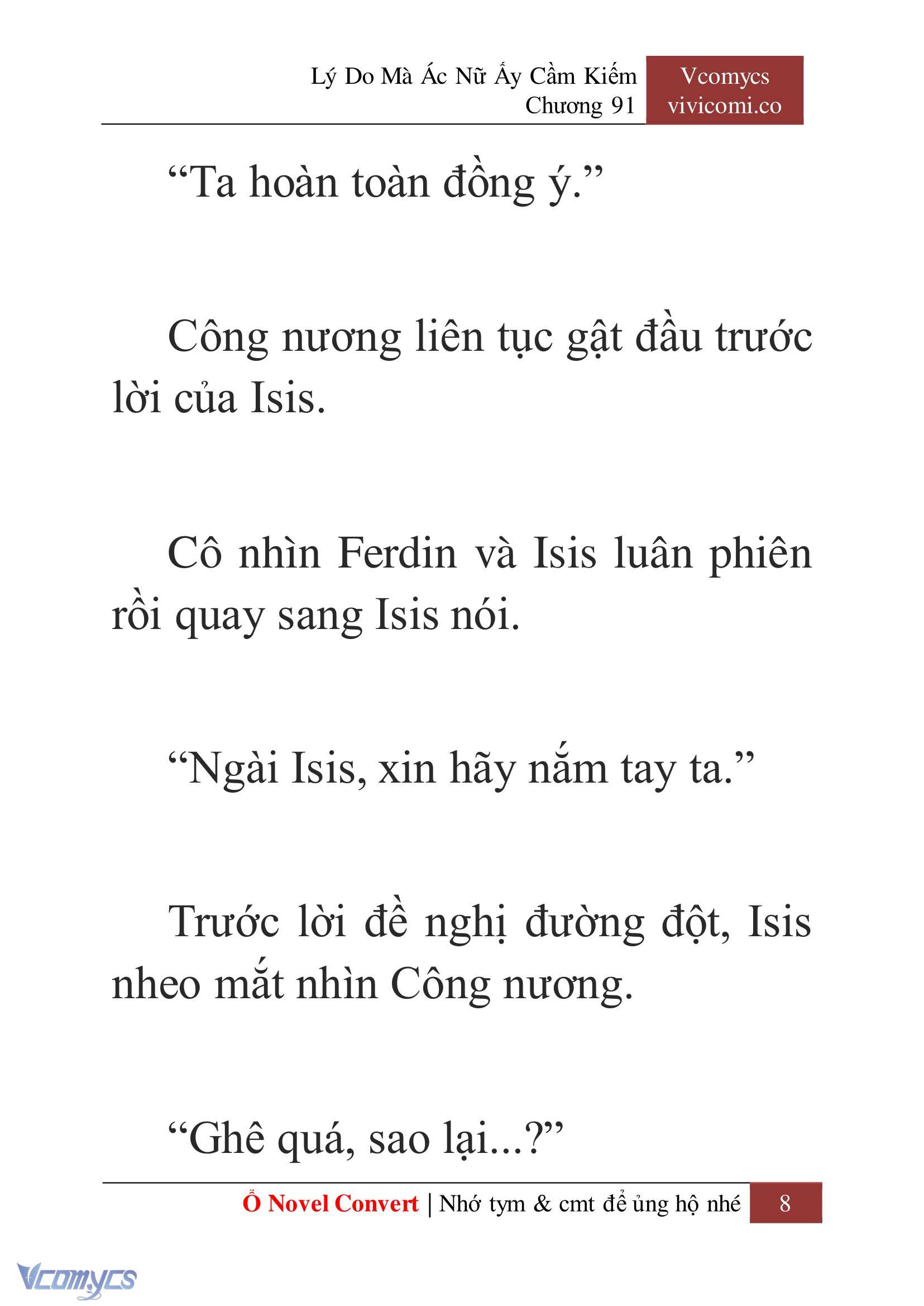 [Novel] Lý Do Mà Ác Nữ Ấy Cầm Kiếm Chap 91 - Trang 2