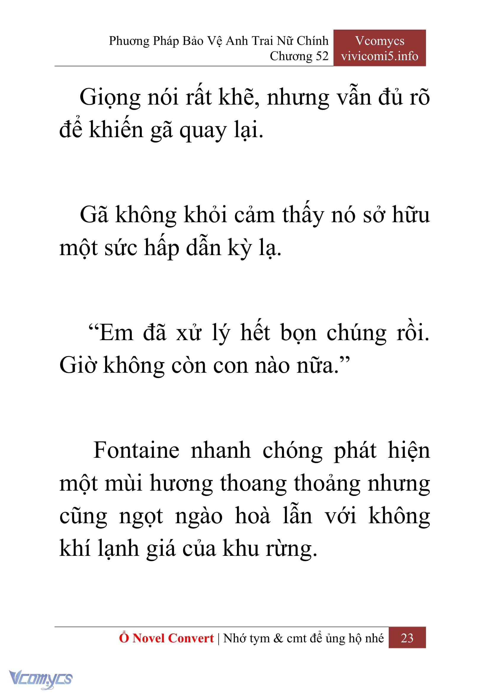 [Novel] Phương Pháp Bảo Vệ Anh Trai Nữ Chính Chap 52 - Trang 2