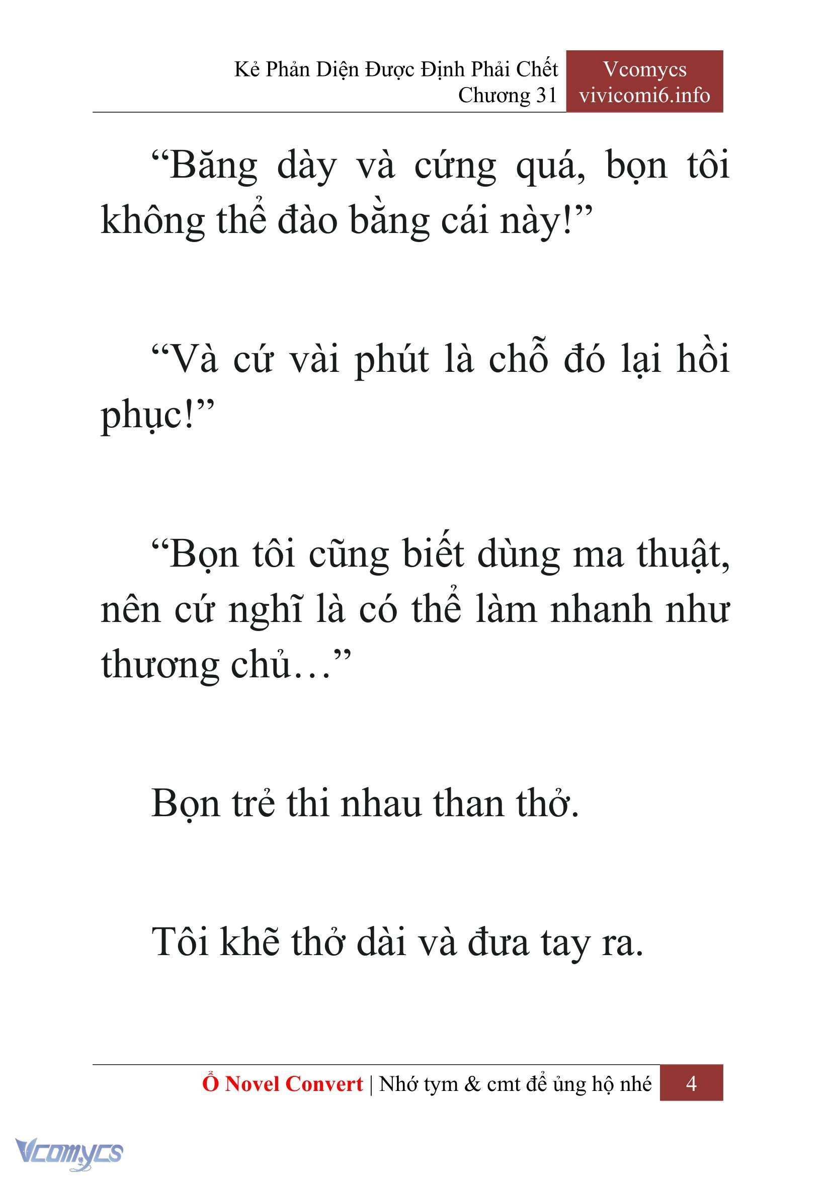 [Novel] Kẻ Phản Diện Được Định Phải Chết Chap 31 - Trang 2