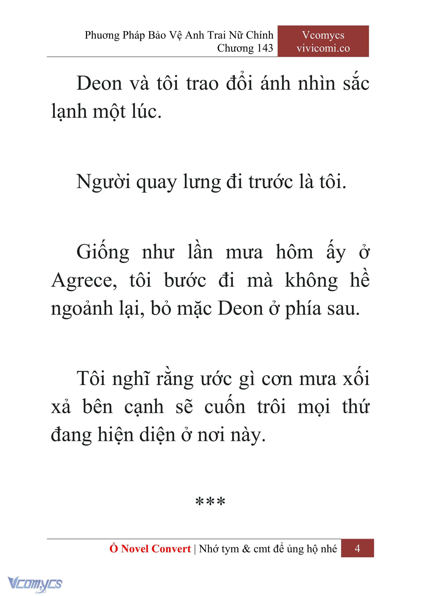 [Novel] Phương Pháp Bảo Vệ Anh Trai Nữ Chính Chap 143 - Next Chap 144