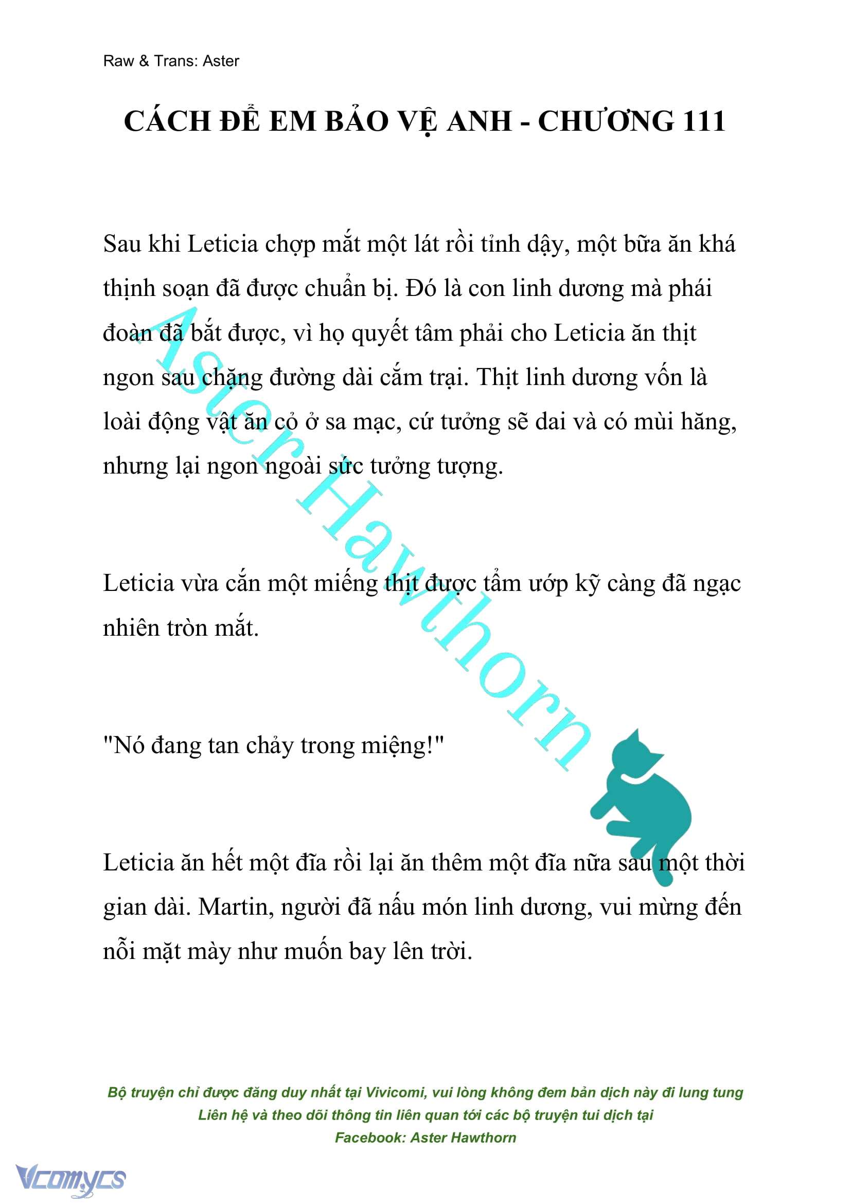 [NOVEL] Cách Để Em Bảo Vệ Anh Chap 111 - Next Chap 112