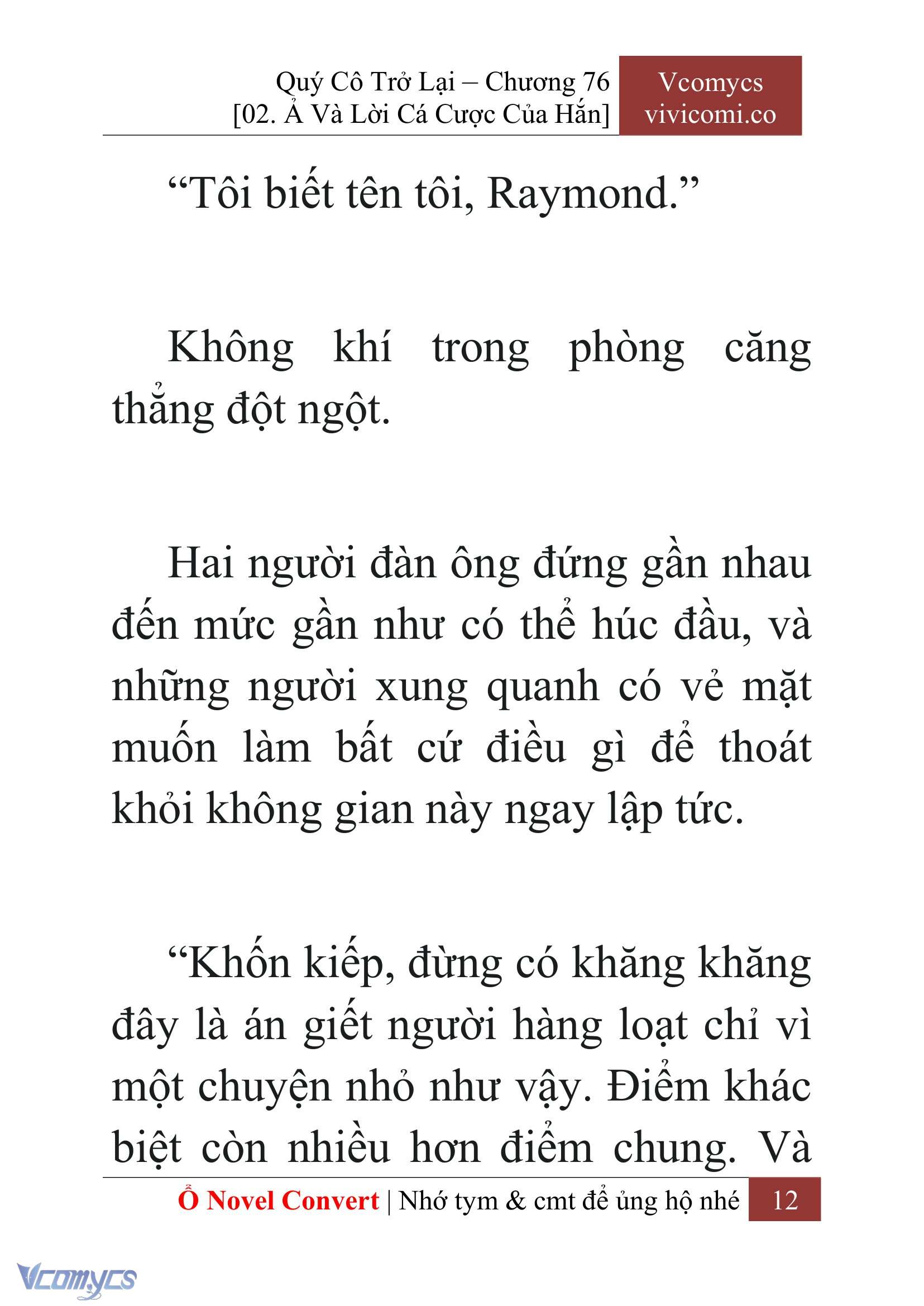 [Novel] Quý Cô Trở Lại Chap 76 - Trang 2