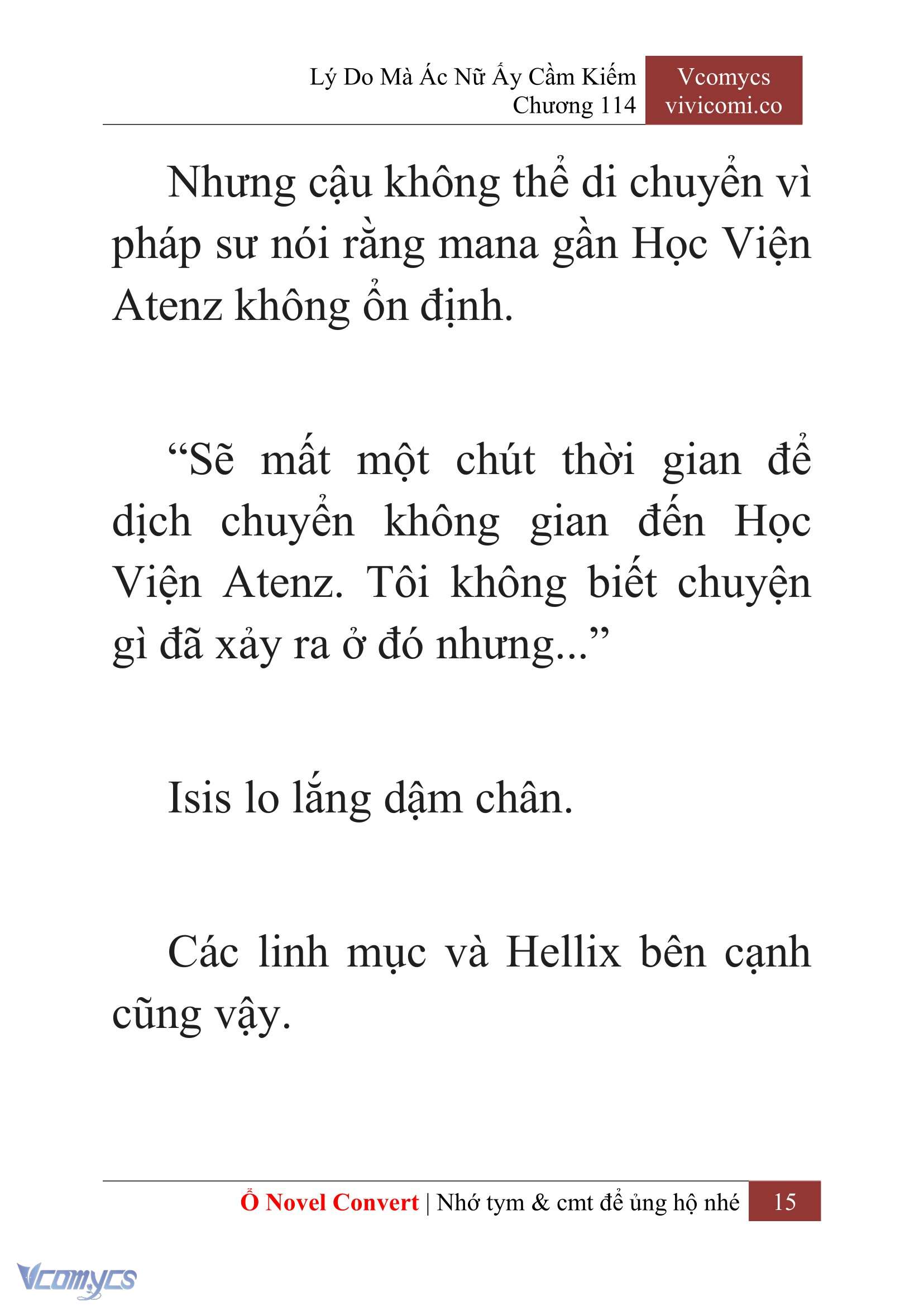 [Novel] Lý Do Mà Ác Nữ Ấy Cầm Kiếm Chap 114 - Next Chap 115