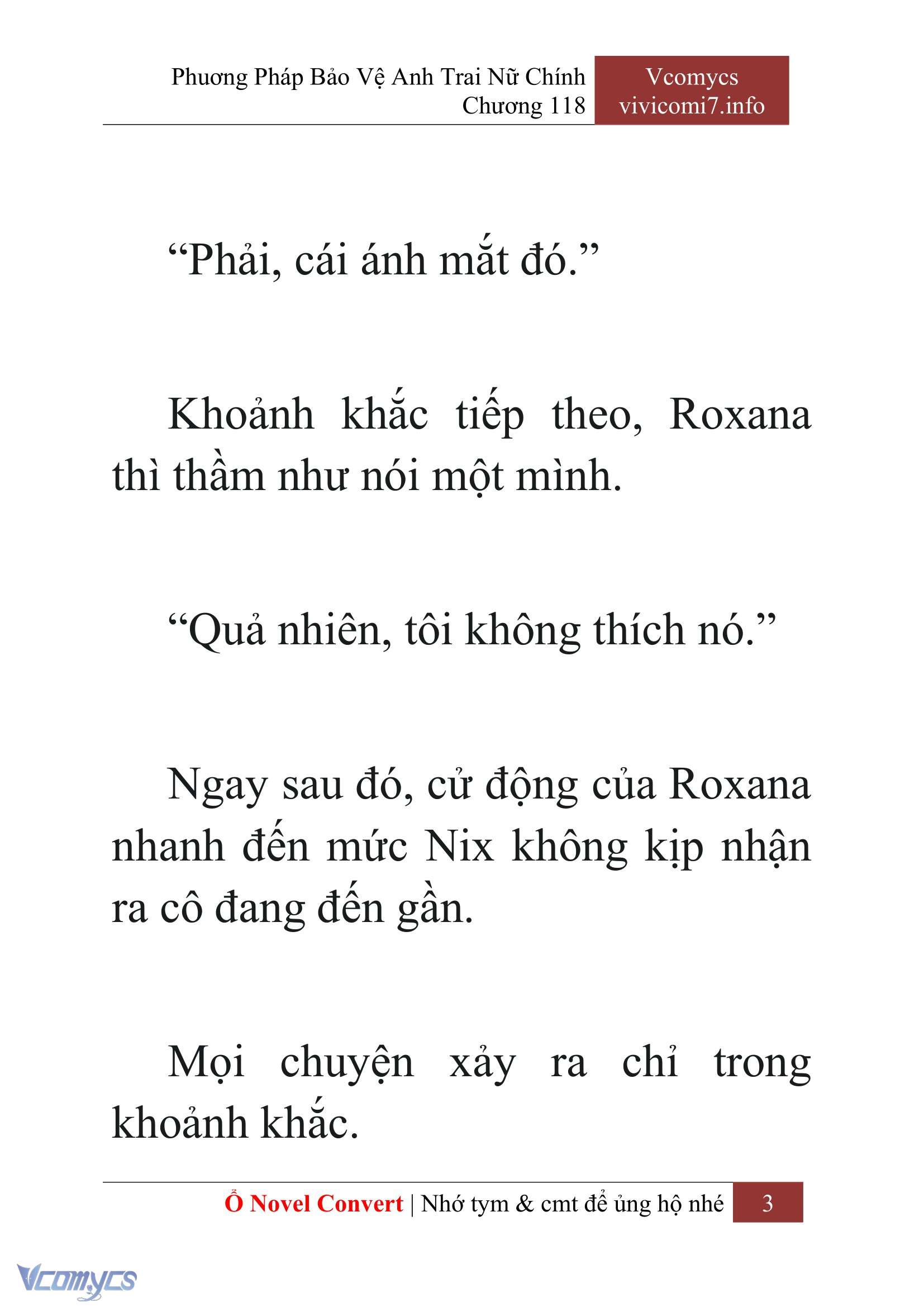[Novel] Phương Pháp Bảo Vệ Anh Trai Nữ Chính Chap 118 - Trang 2