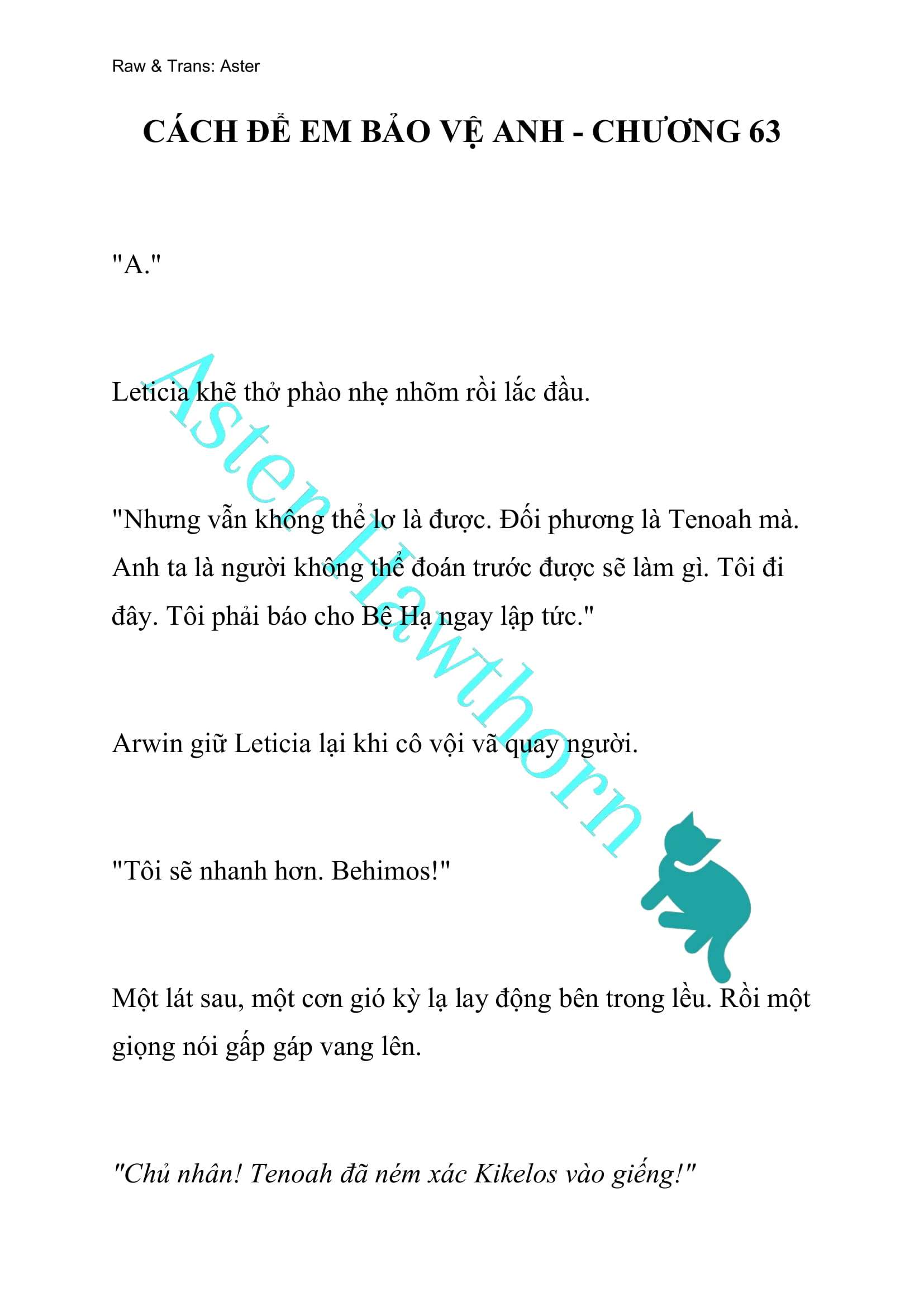 [NOVEL] Cách Để Em Bảo Vệ Anh Chap 63 - Trang 2