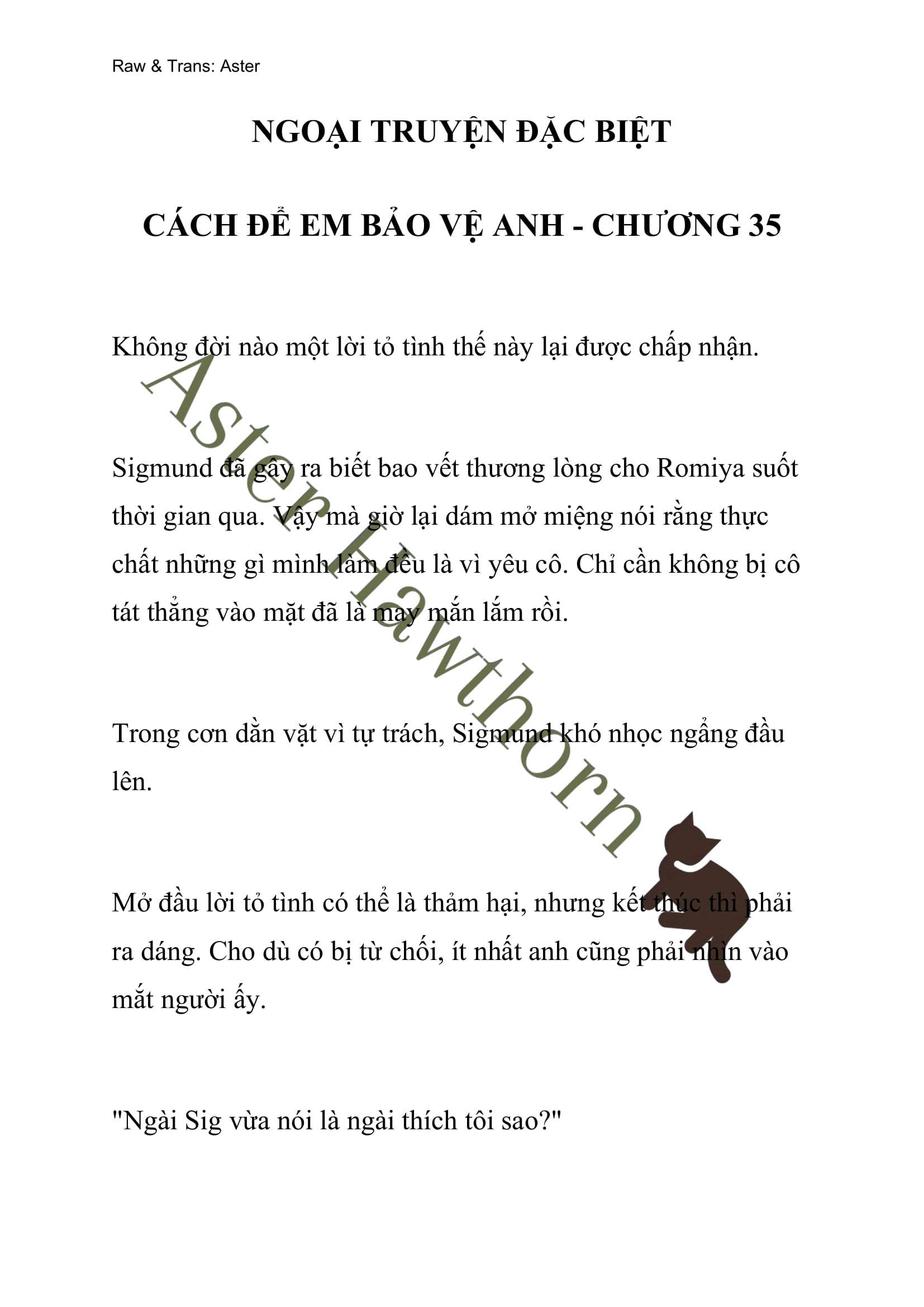 [NOVEL] Ngoại Truyện Cách Để Em Bảo Vệ Anh Chap 89 - Next Chap 90