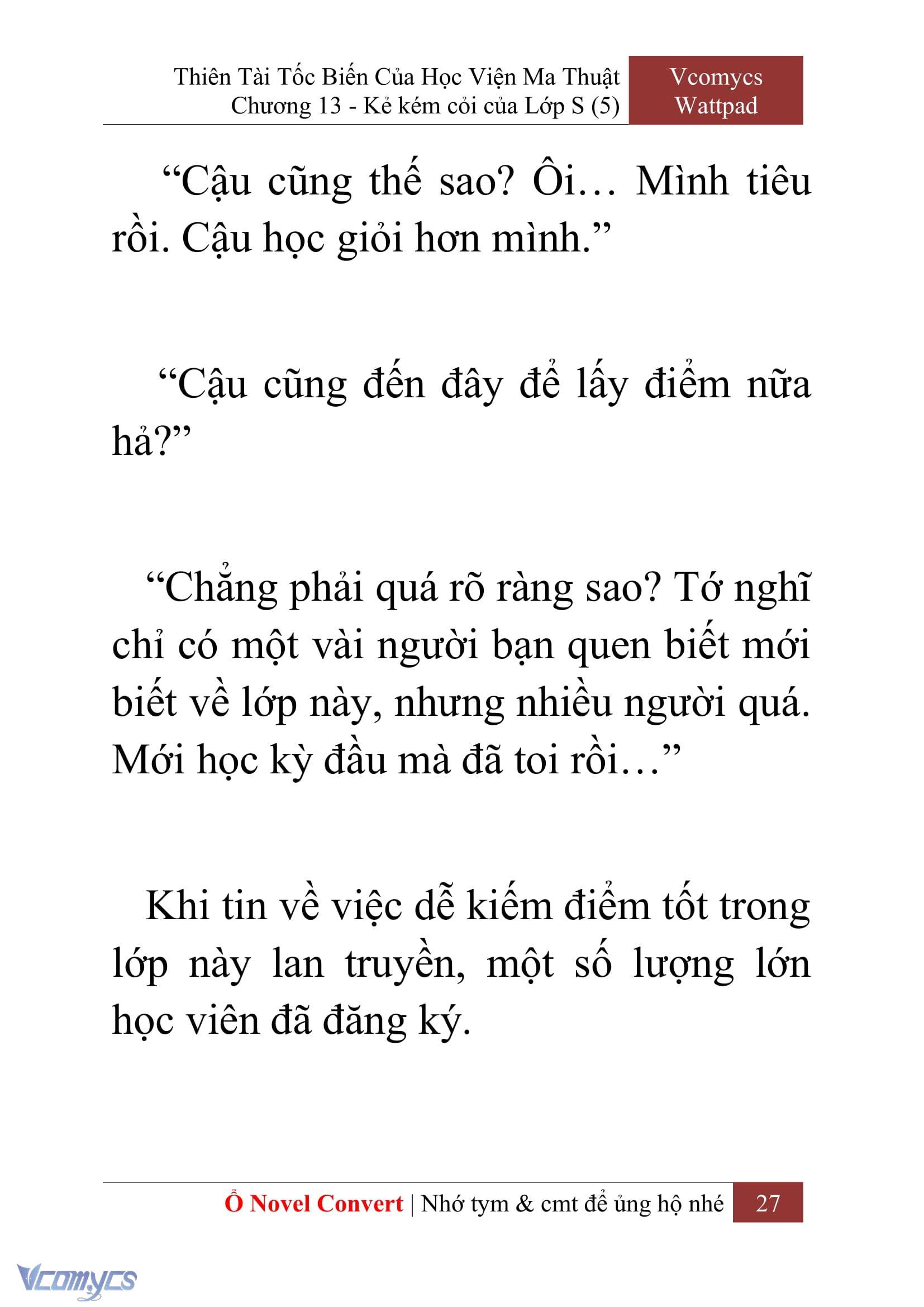 [Novel] Thiên Tài Tốc Biến Của Học Viện Ma Thuật Chap 13 - Trang 2