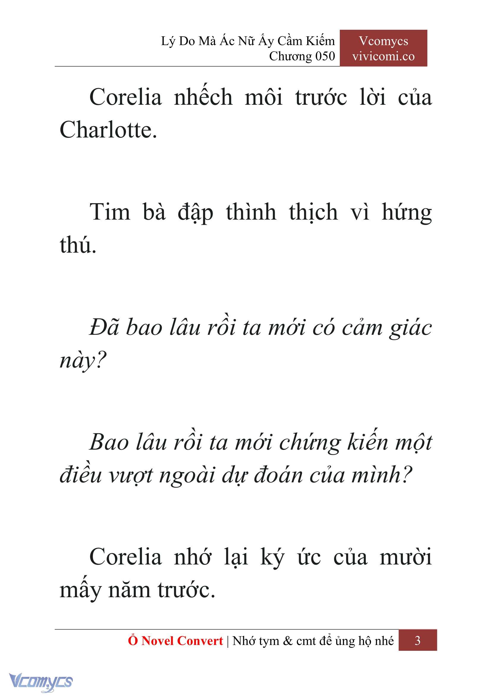 [Novel] Lý Do Mà Ác Nữ Ấy Cầm Kiếm Chap 50 - Next 