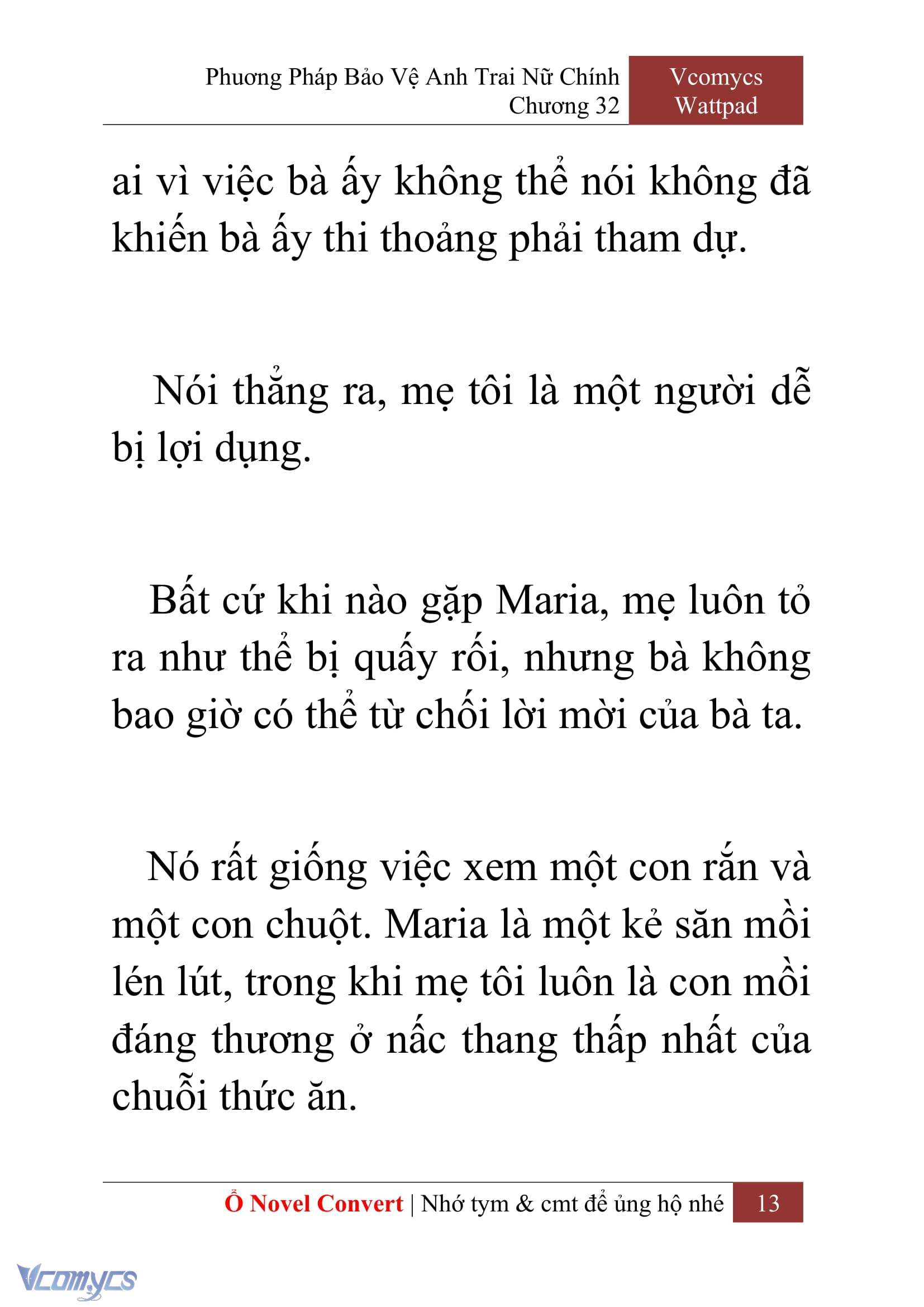 [Novel] Phương Pháp Bảo Vệ Anh Trai Nữ Chính Chap 32 - Trang 2