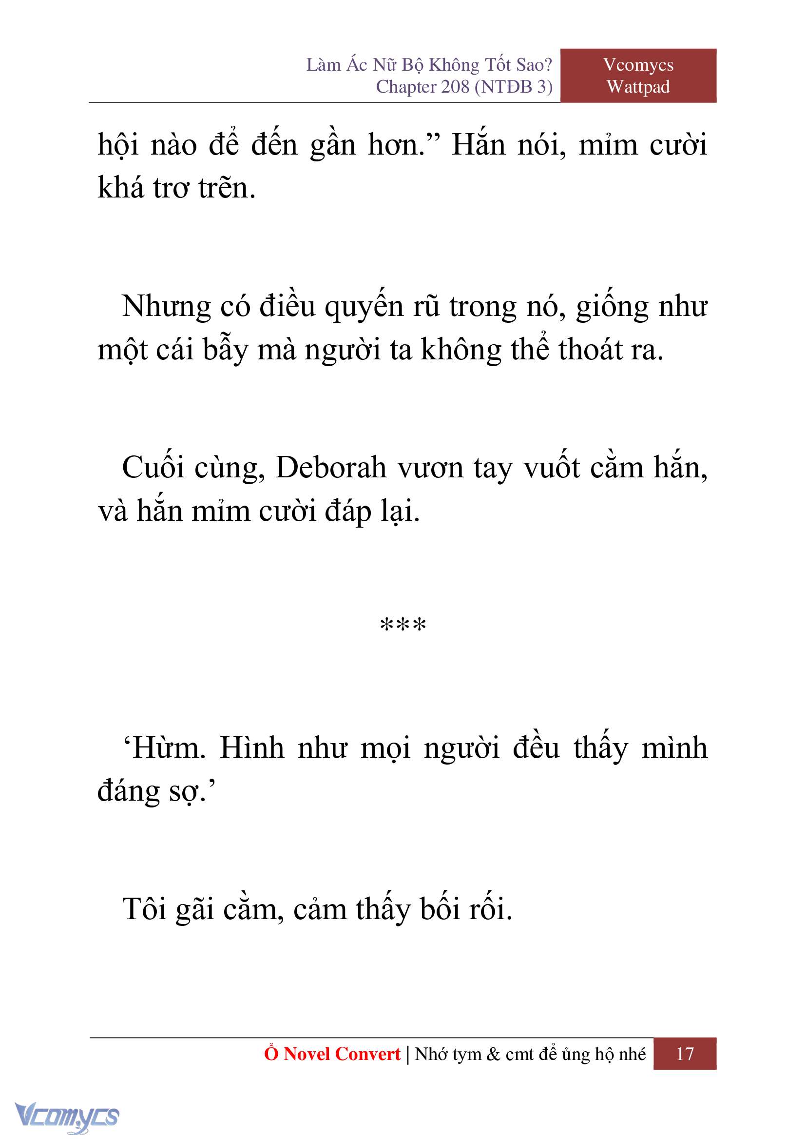 [Novel] Làm Ác Nữ Bộ Không Tốt Sao? Chap 208 - Trang 2