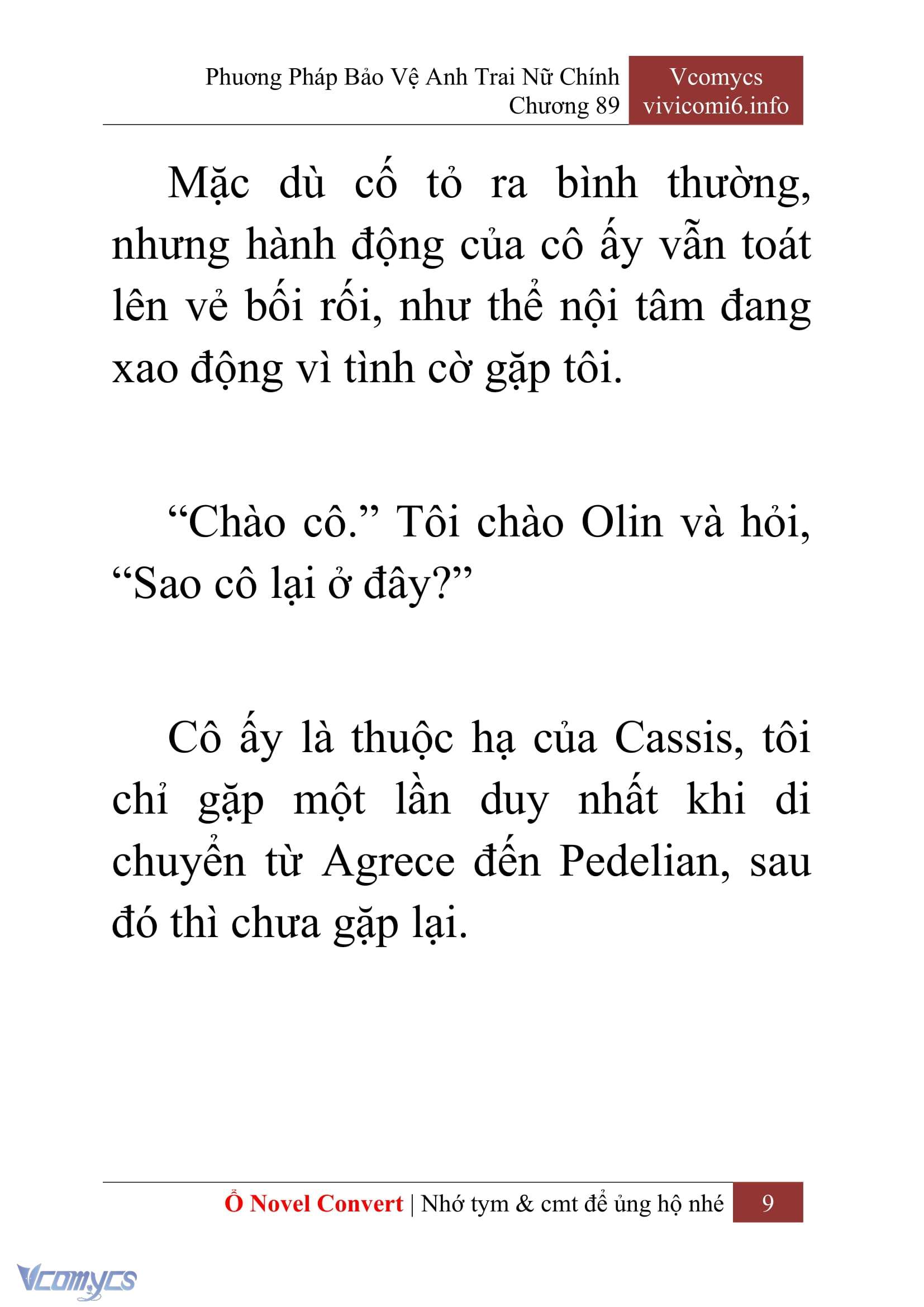 [Novel] Phương Pháp Bảo Vệ Anh Trai Nữ Chính Chap 89 - Trang 2
