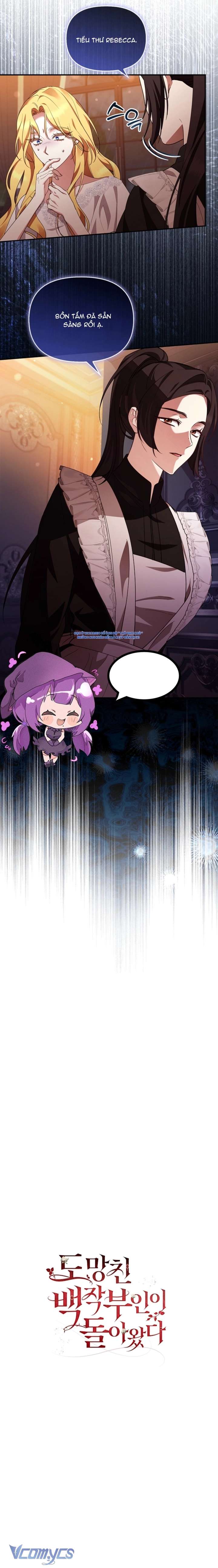 Nữ Bá Tước Bỏ Trốn Đã Quay Trở Lại Chap 8 - Trang 2