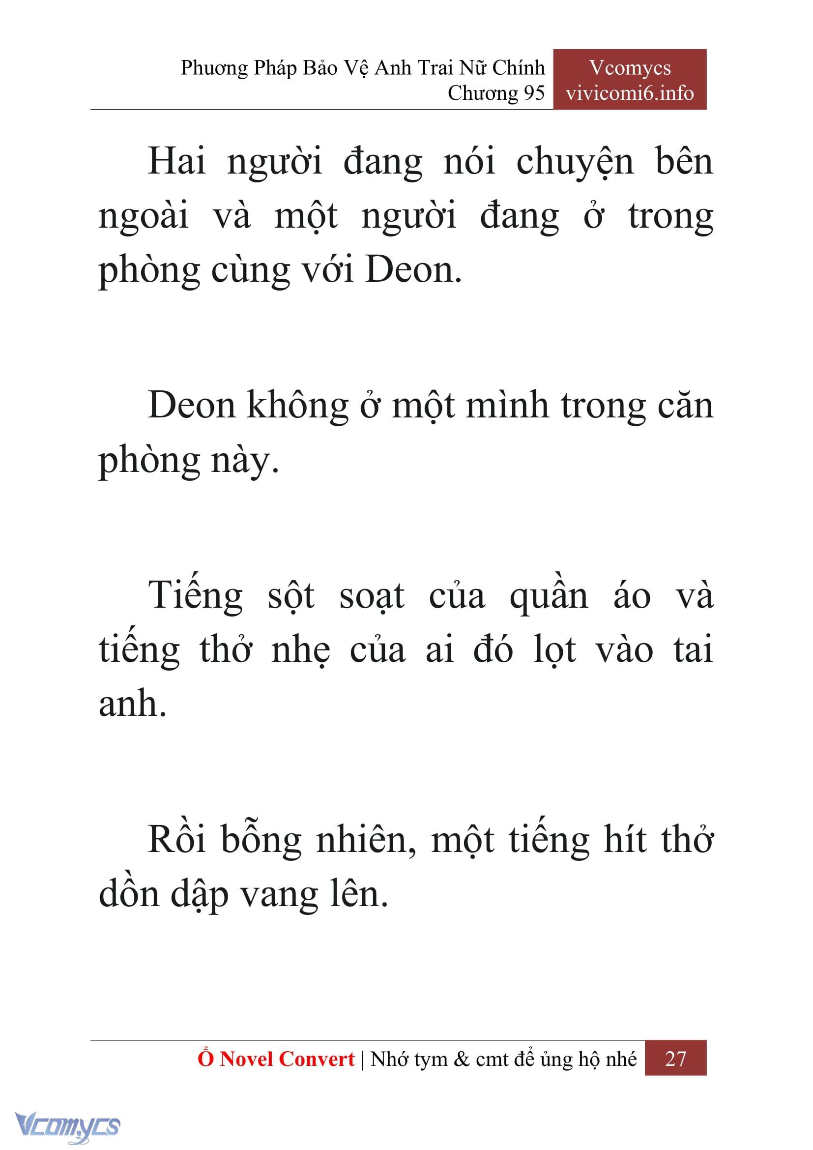 [Novel] Phương Pháp Bảo Vệ Anh Trai Nữ Chính Chap 95 - Trang 2