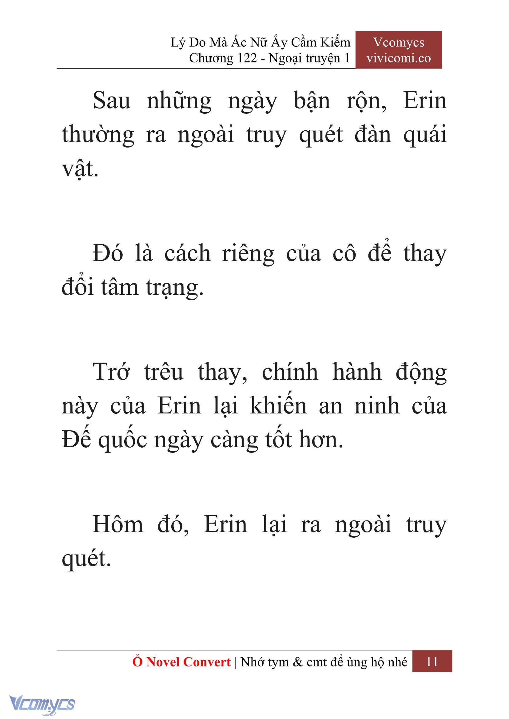 [Novel] Lý Do Mà Ác Nữ Ấy Cầm Kiếm Chap 122 - Trang 2