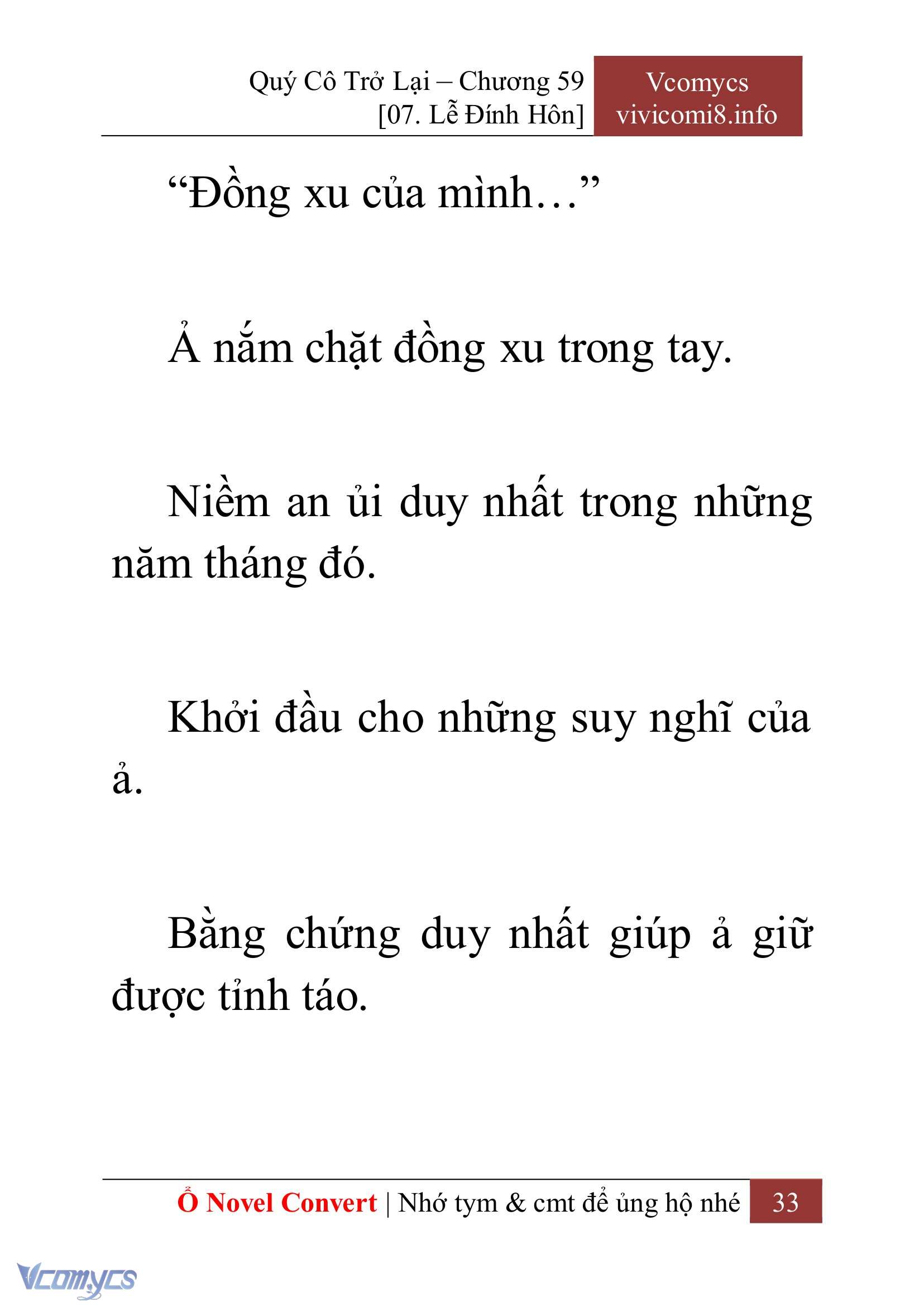 [Novel] Quý Cô Trở Lại Chap 59 - Trang 2