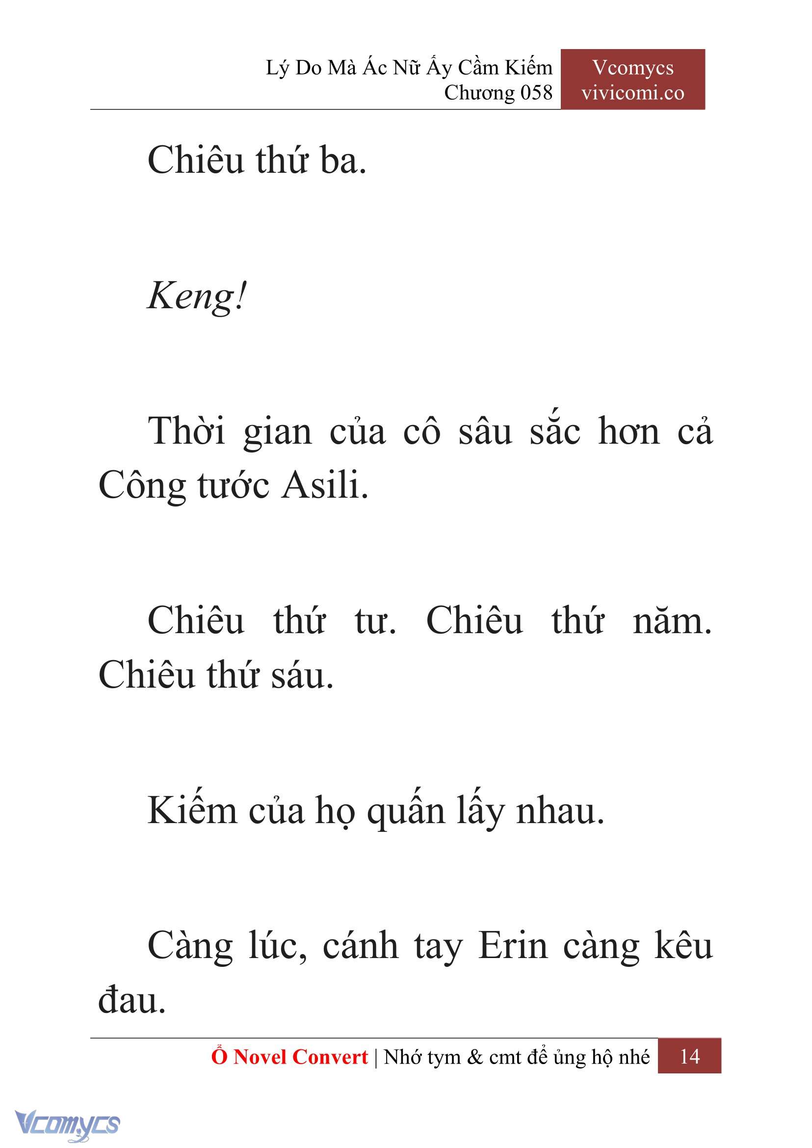[Novel] Lý Do Mà Ác Nữ Ấy Cầm Kiếm Chap 58 - Trang 2