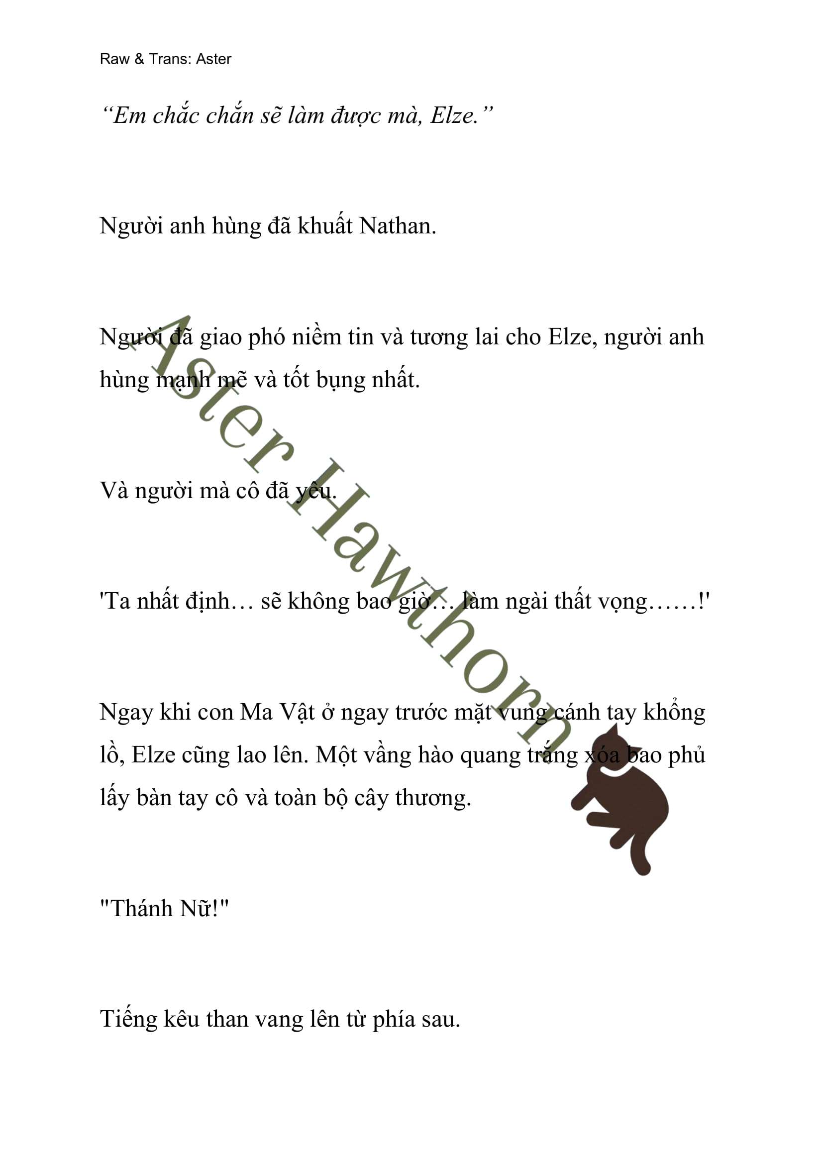 [NOVEL] Anh Hùng Khao Khát Sự Sa Ngã Của Thánh Nữ Chap 1 - Next Chap 2