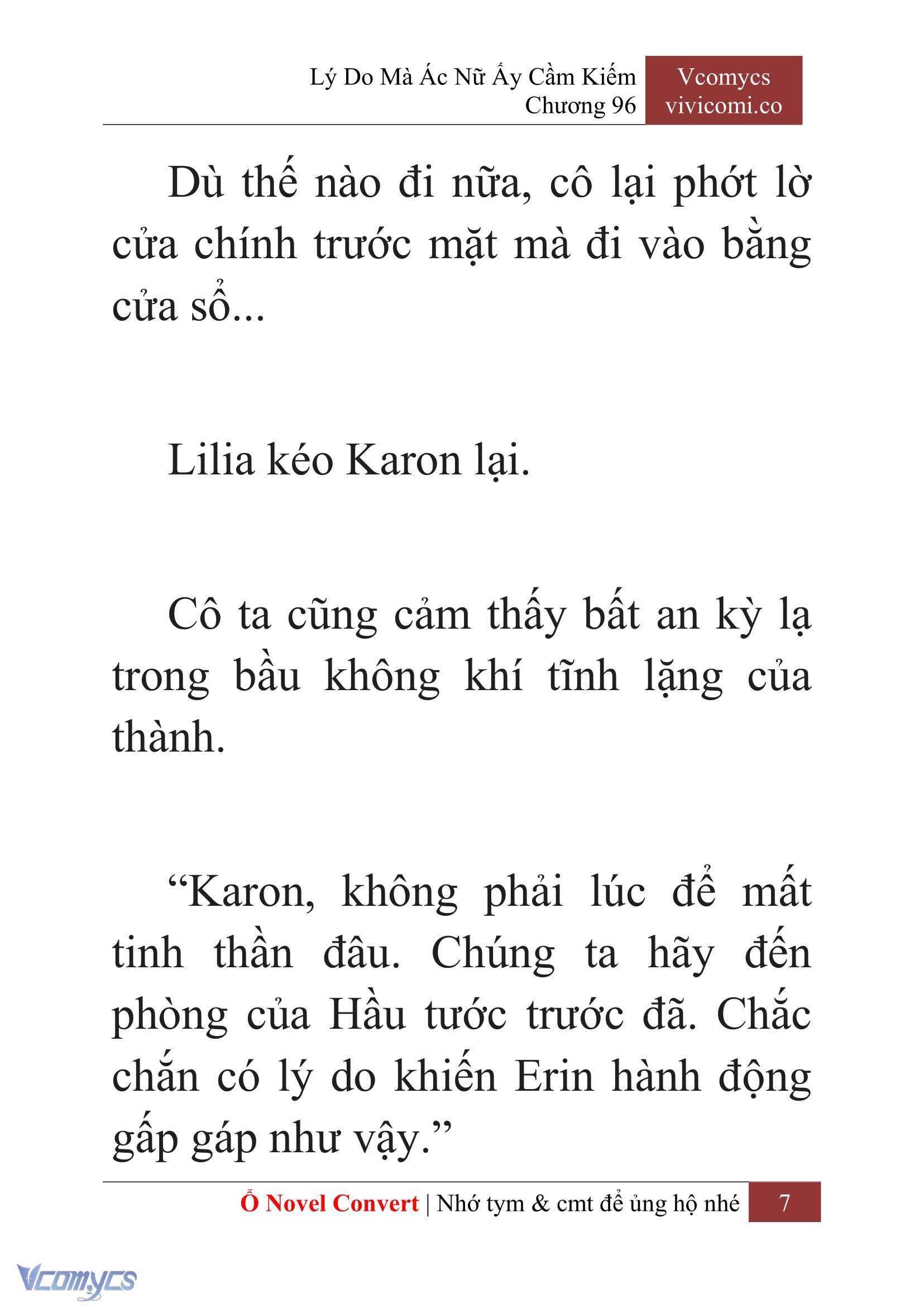 [Novel] Lý Do Mà Ác Nữ Ấy Cầm Kiếm Chap 96 - Trang 2