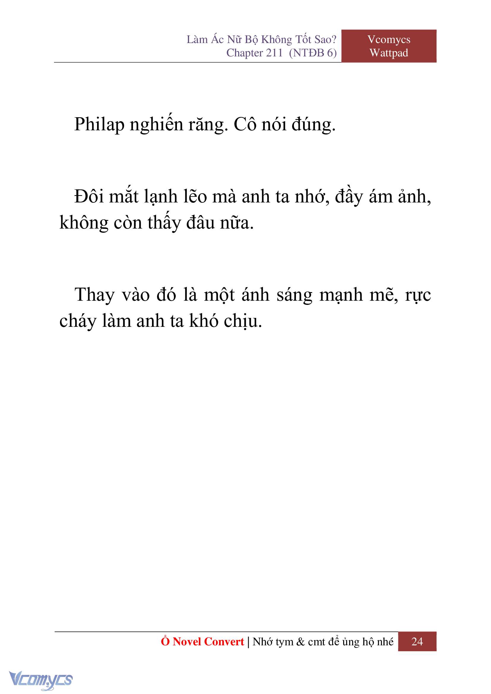 [Novel] Làm Ác Nữ Bộ Không Tốt Sao? Chap 211 - Trang 2