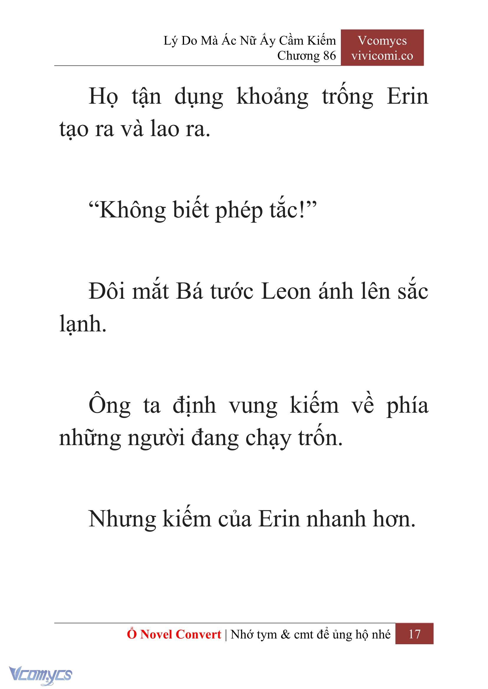 [Novel] Lý Do Mà Ác Nữ Ấy Cầm Kiếm Chap 86 - Trang 2