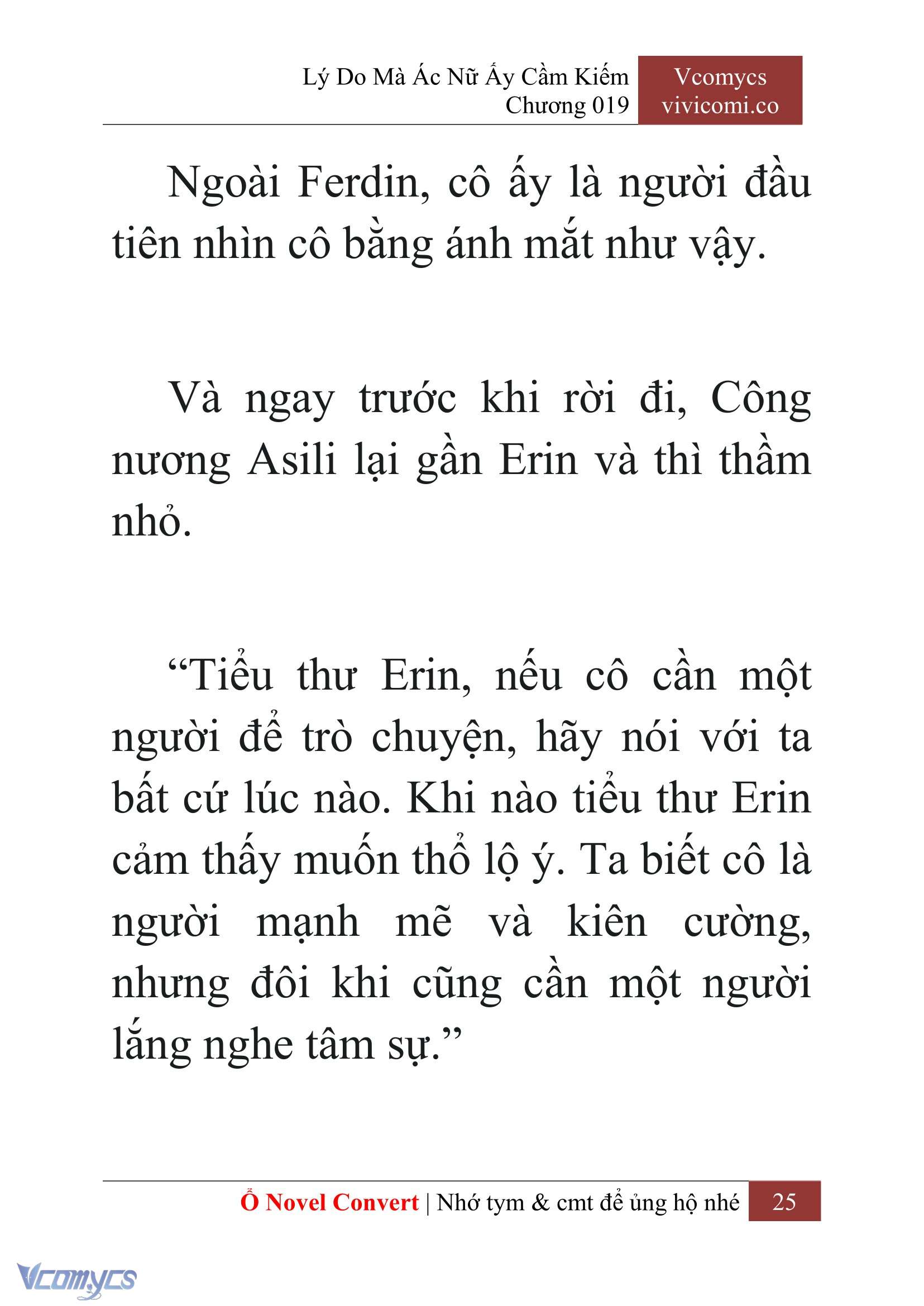 [Novel] Lý Do Mà Ác Nữ Ấy Cầm Kiếm Chap 19 - Next Chap 20