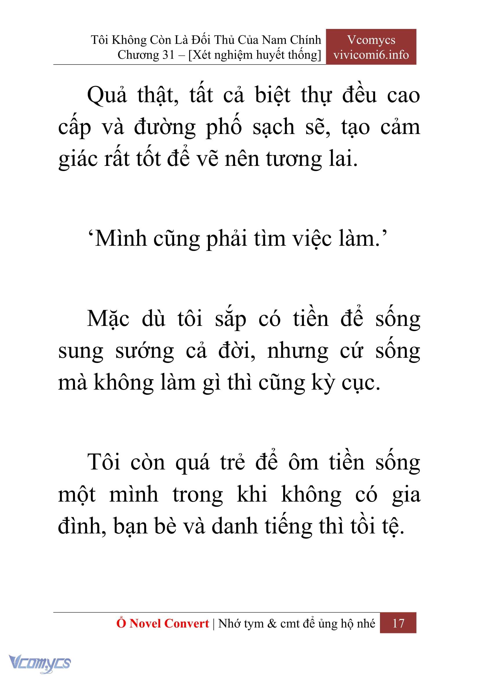 [Novel] Tôi Không Còn Là Đối Thủ Của Nam Chính Chap 31 - Trang 2