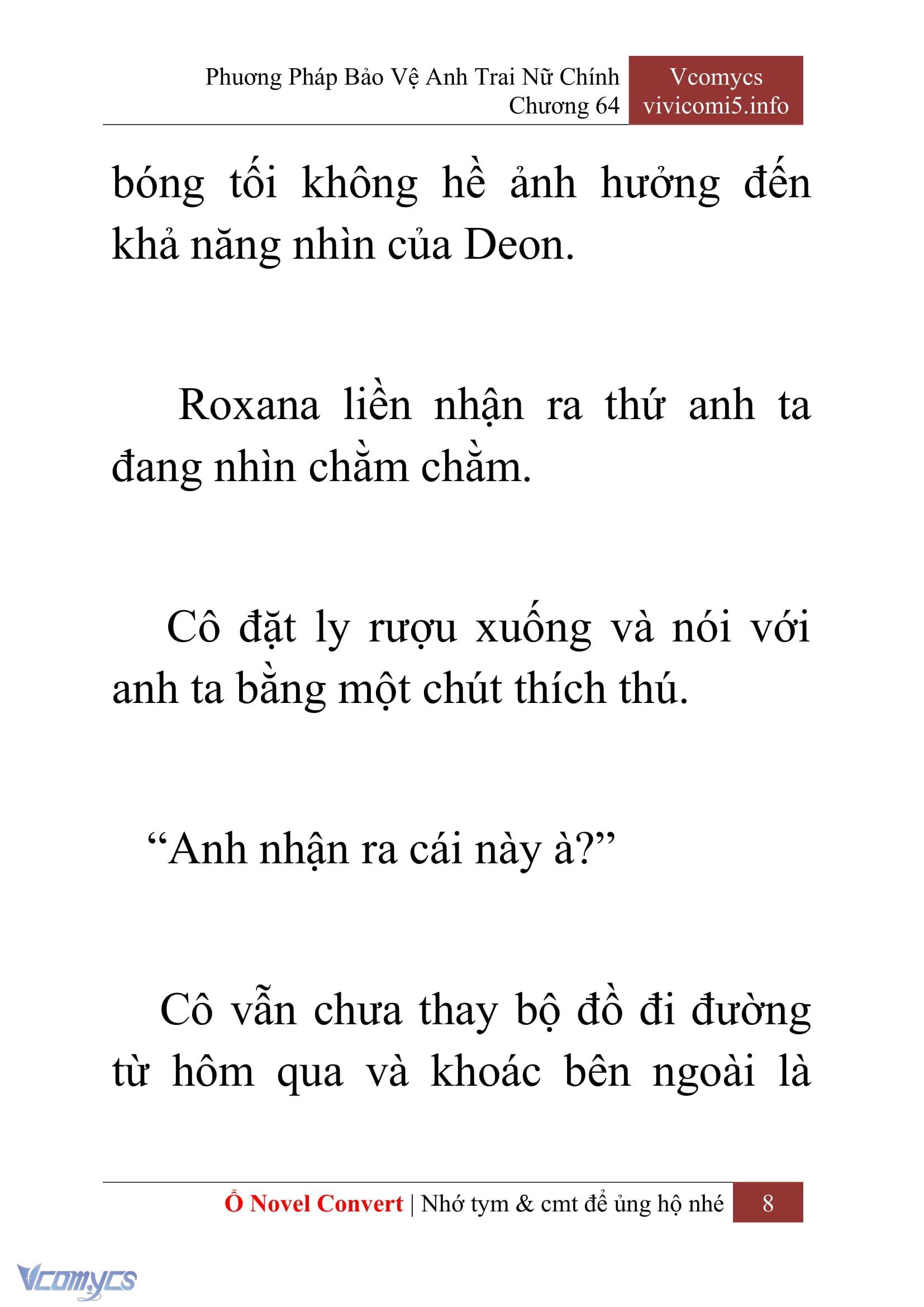 [Novel] Phương Pháp Bảo Vệ Anh Trai Nữ Chính Chap 64 - Trang 2