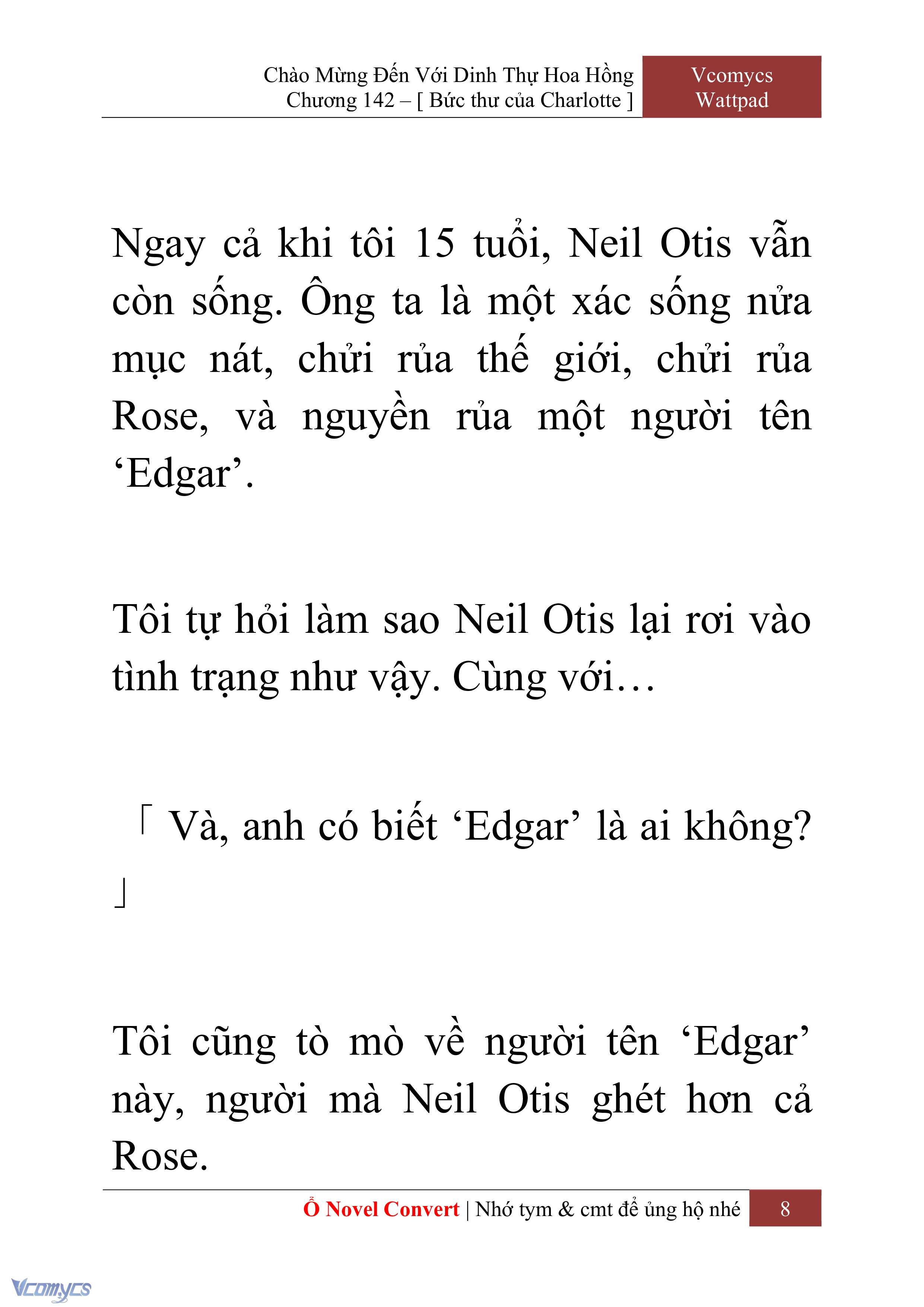 [Novel] Chào Mừng Đến Với Dinh Thự Hoa Hồng Chap 142 - Trang 2