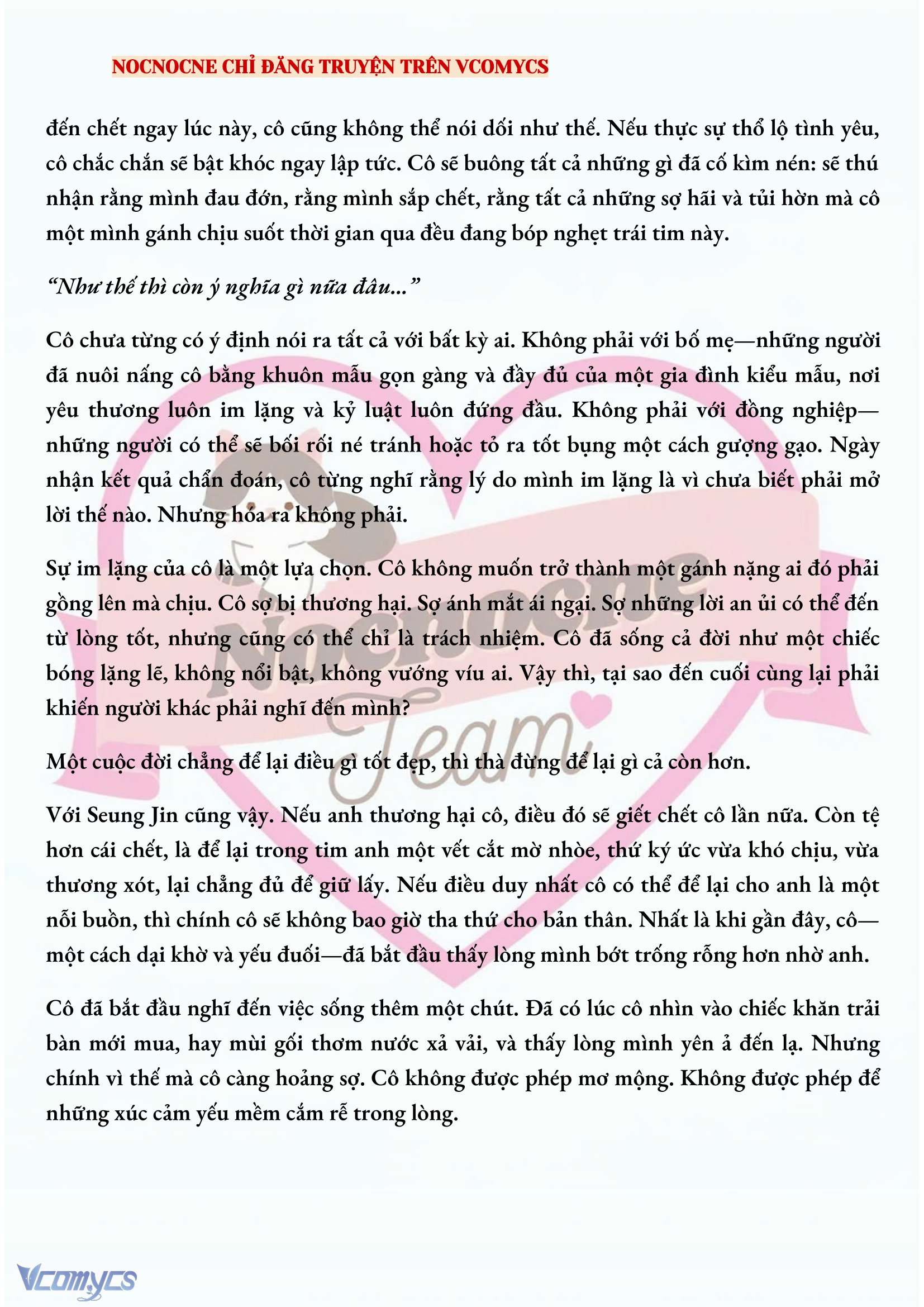 [NOVEL] CHÚNG TA KẾT THÚC VÀO MÙA THU Chap 47 - Next Chap 48