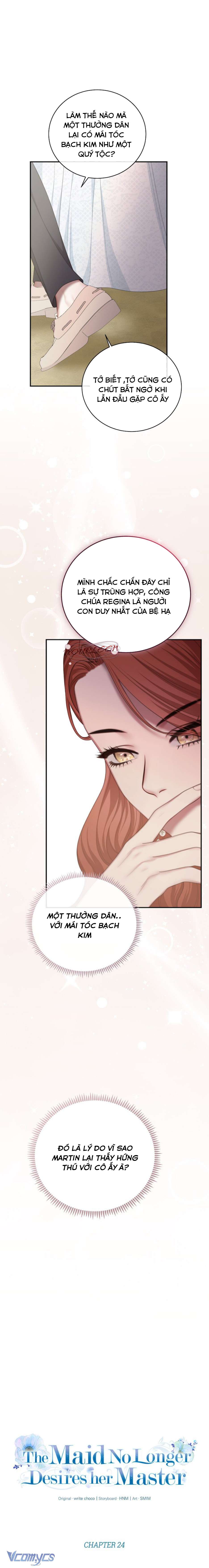 Hầu Nữ Không Còn Thèm Muốn Chủ Nhân Nữa Chapter 24 - Next Chapter 25
