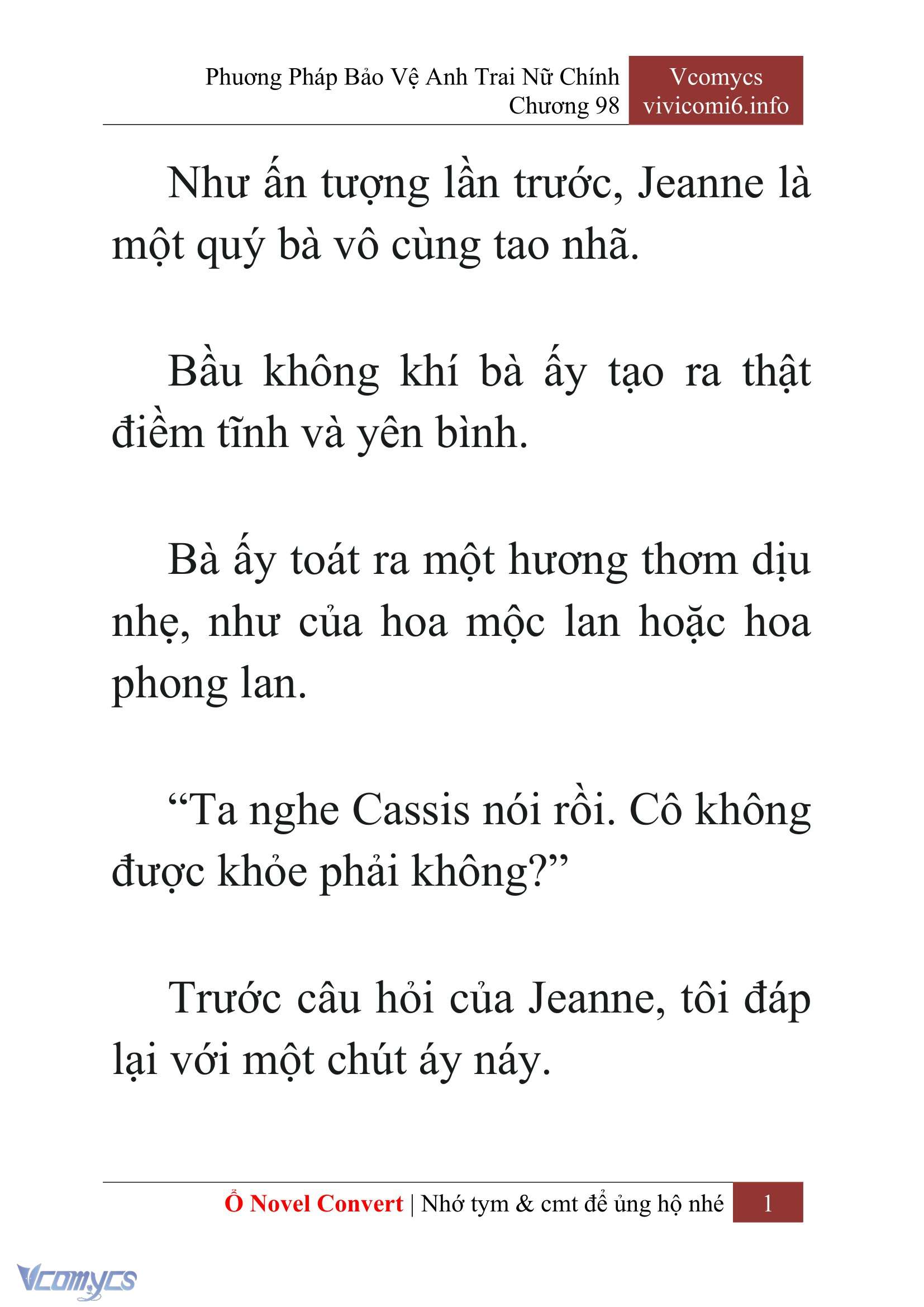 [Novel] Phương Pháp Bảo Vệ Anh Trai Nữ Chính Chap 98 - Trang 2