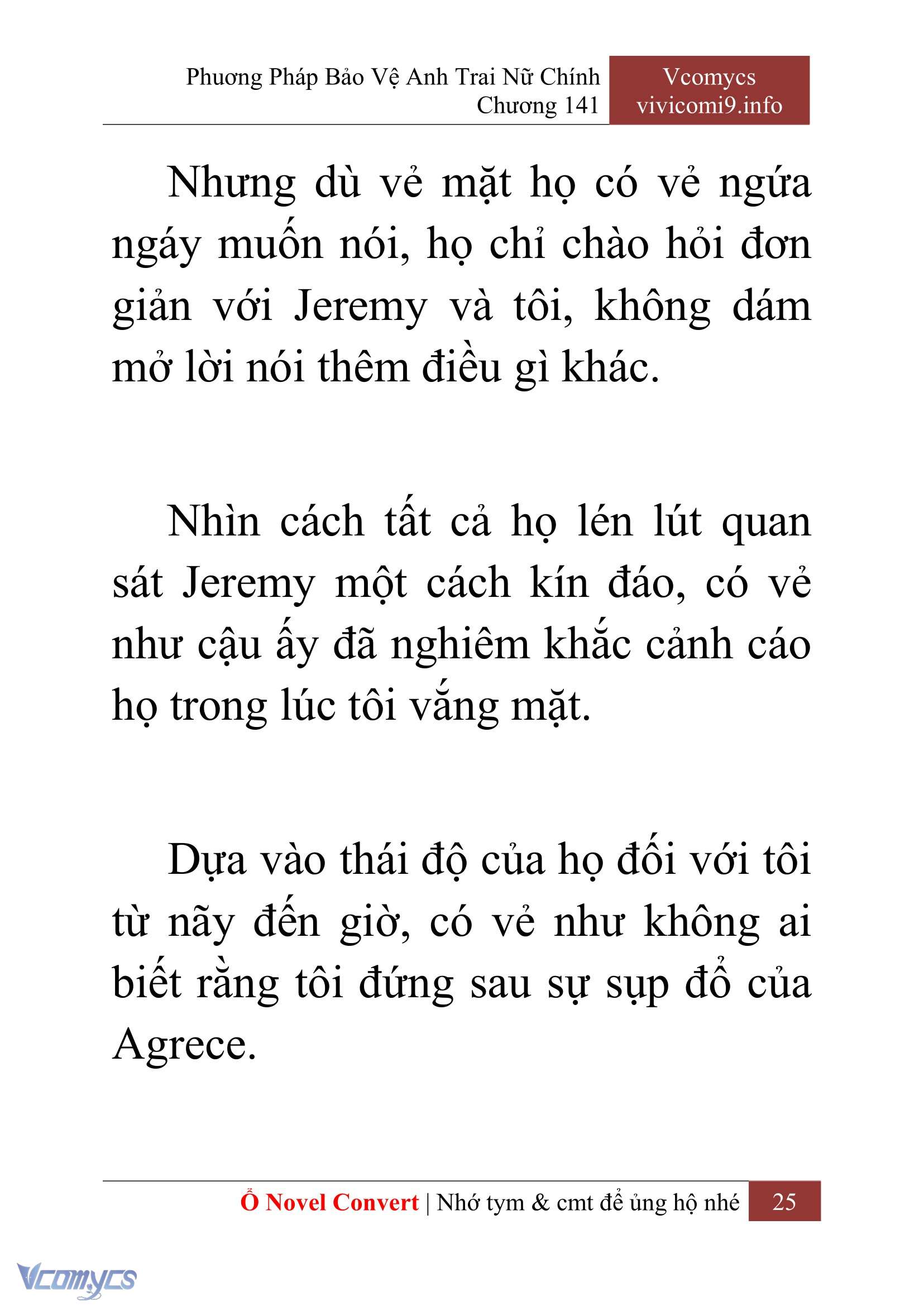 [Novel] Phương Pháp Bảo Vệ Anh Trai Nữ Chính Chap 141 - Trang 2