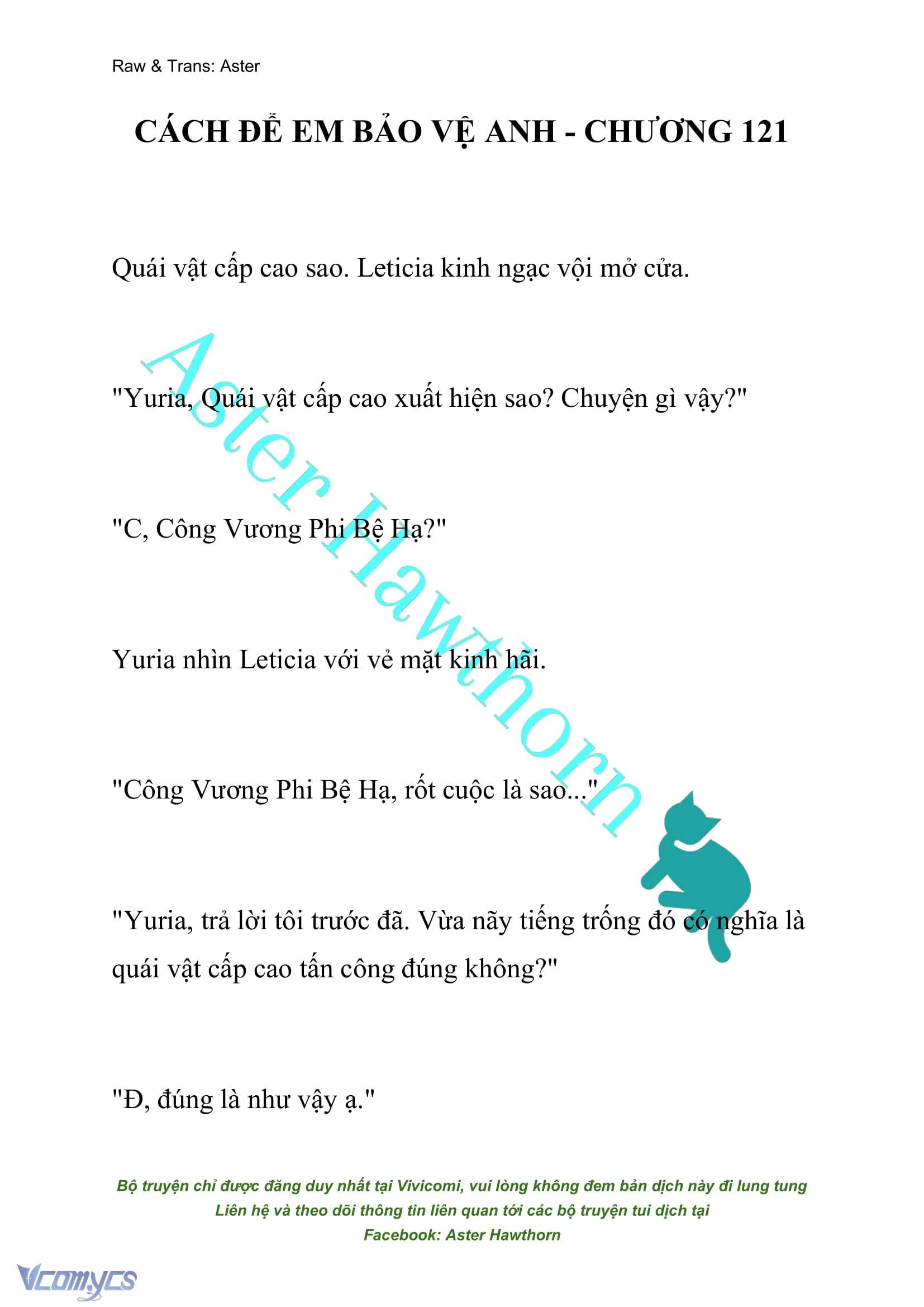 [NOVEL] Cách Để Em Bảo Vệ Anh Chap 121 - Next Chap 122
