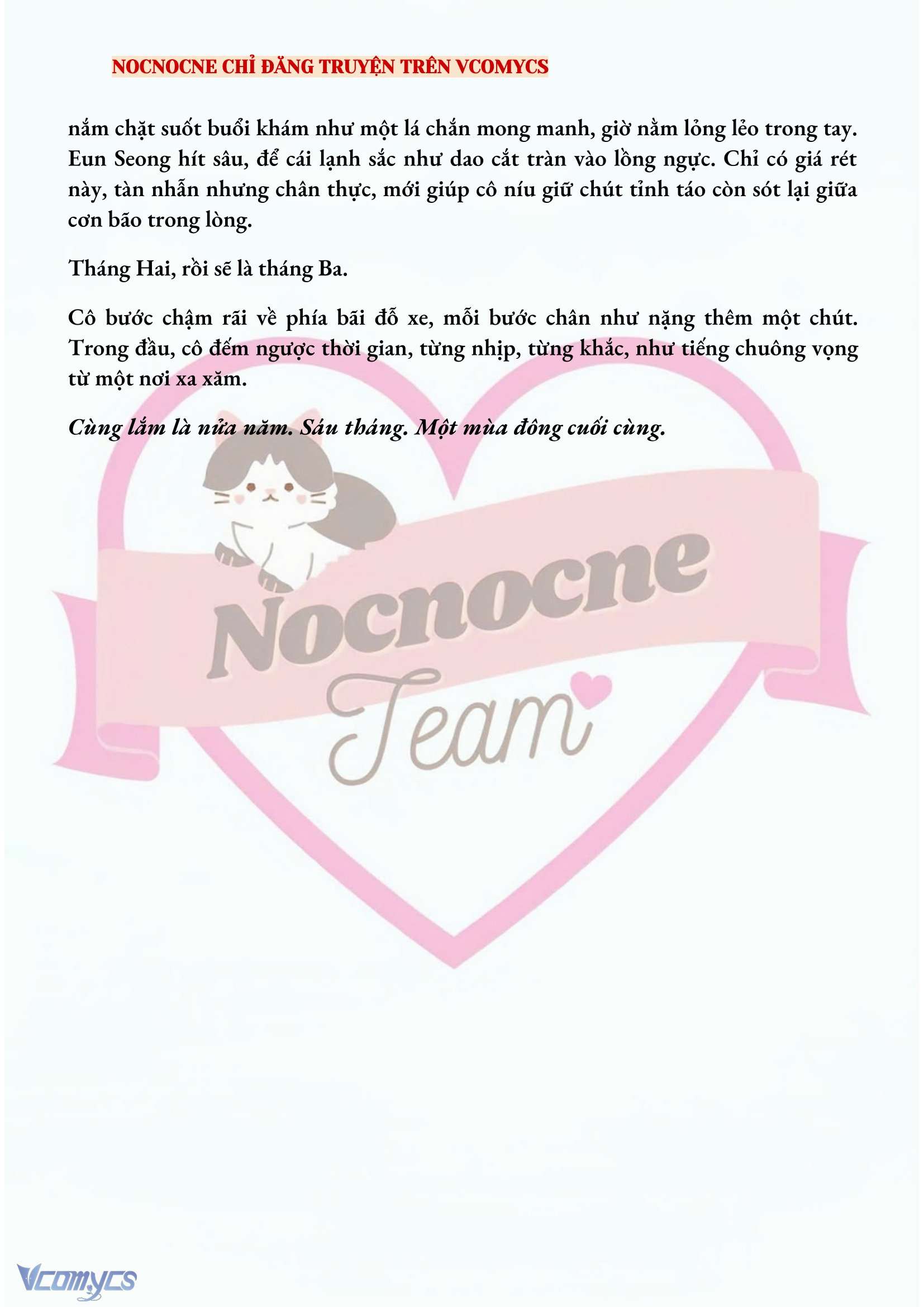 [NOVEL] CHÚNG TA KẾT THÚC VÀO MÙA THU Chap 1 - Next Chap 2