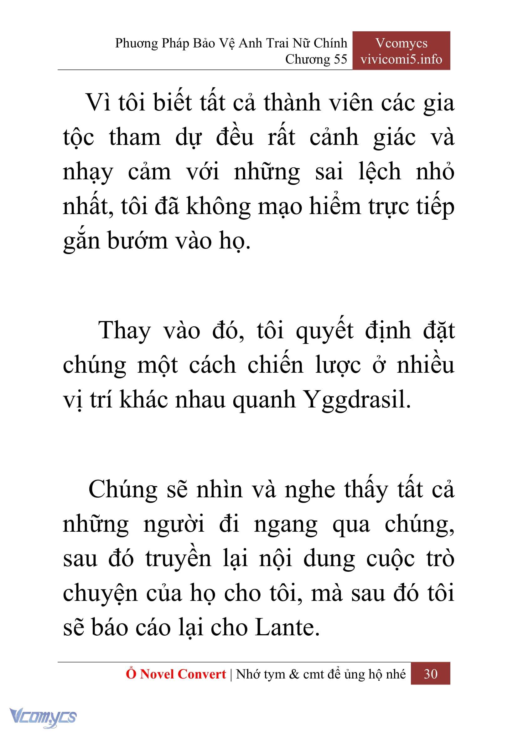 [Novel] Phương Pháp Bảo Vệ Anh Trai Nữ Chính Chap 55 - Trang 2
