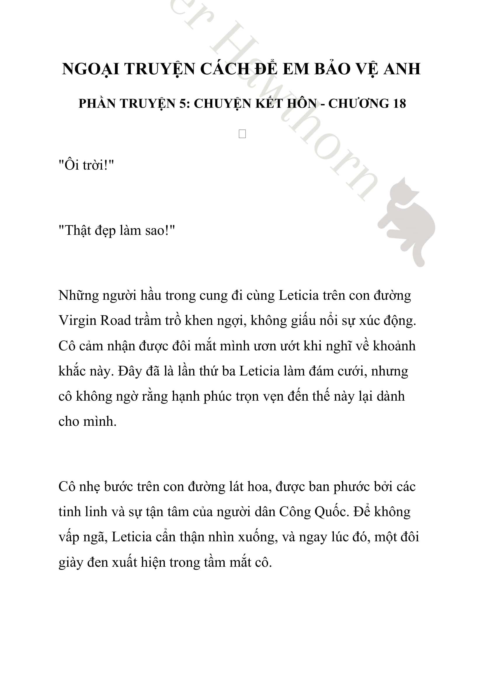 [NOVEL] Ngoại Truyện Cách Để Em Bảo Vệ Anh Chap 18 - Trang 2