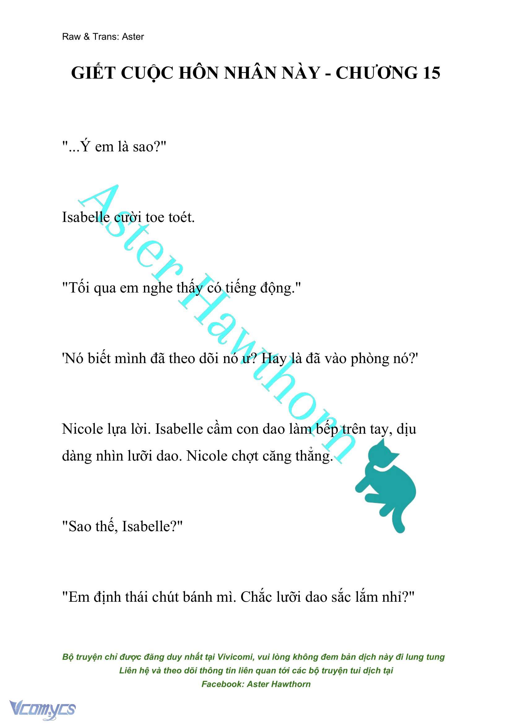 [NOVEL] Giết Cuộc Hôn Nhân Này Chap 15 - Trang 2