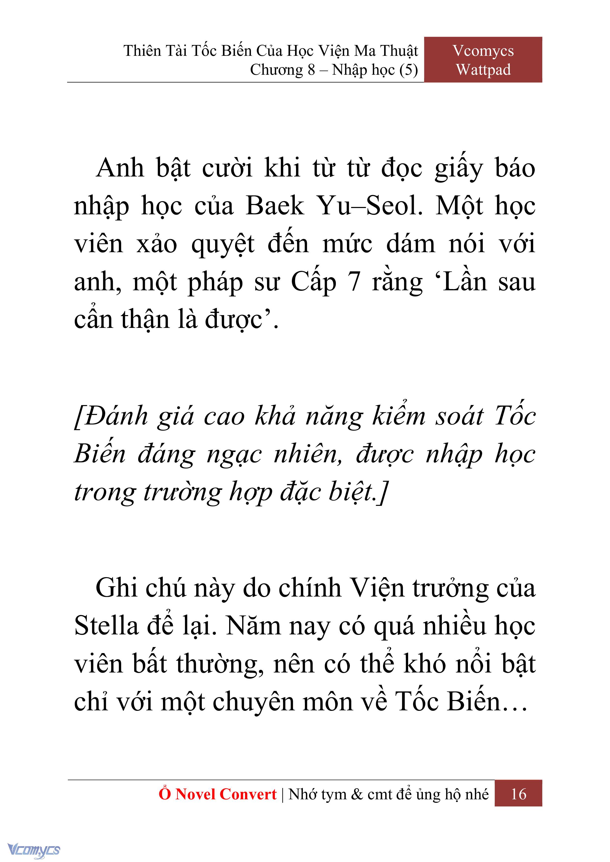 [Novel] Thiên Tài Tốc Biến Của Học Viện Ma Thuật Chap 8 - Trang 2